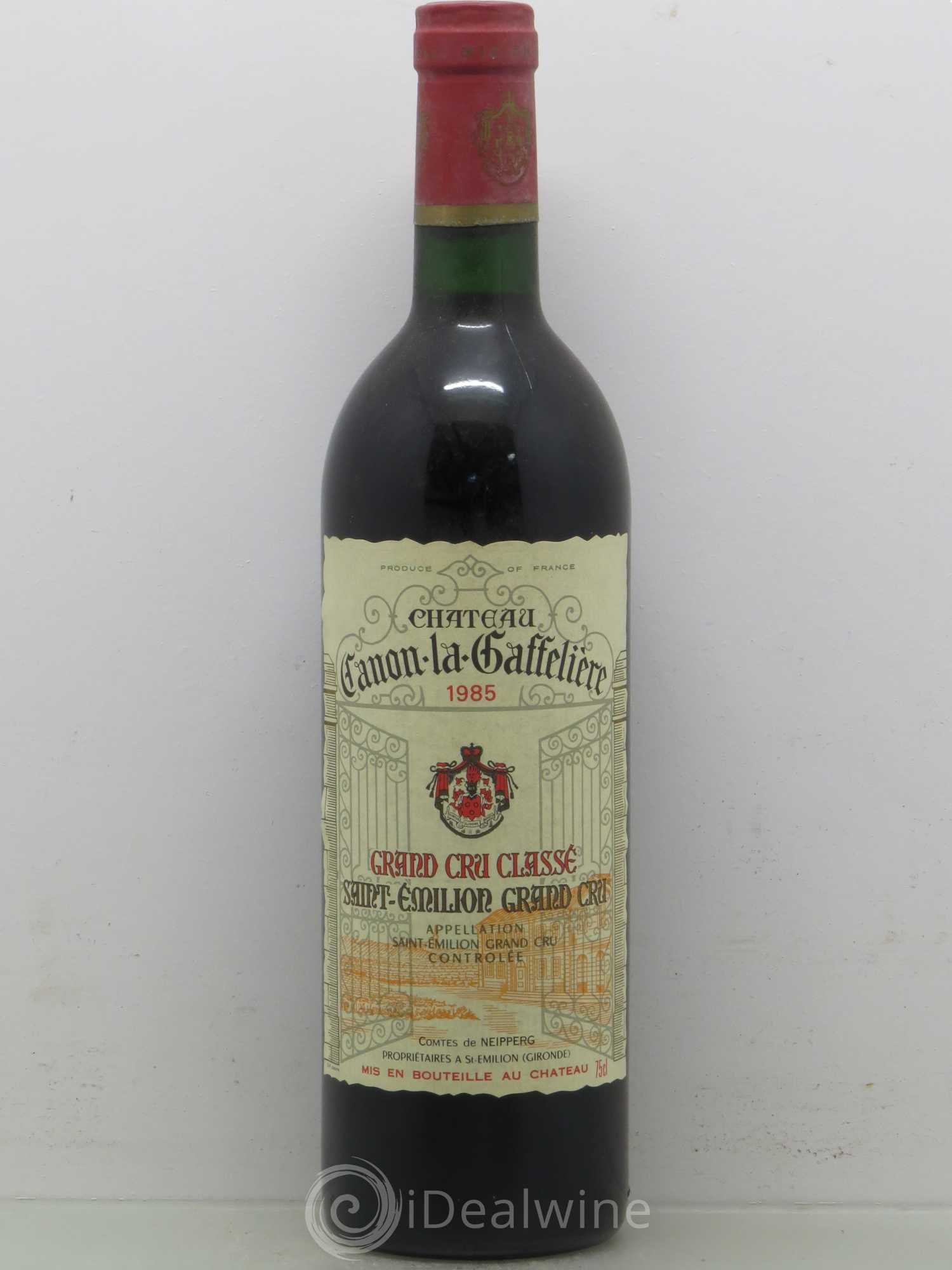Château Canon la Gaffelière 1er Grand Cru Classé B 1985 - Lot de 1 bouteille - 0