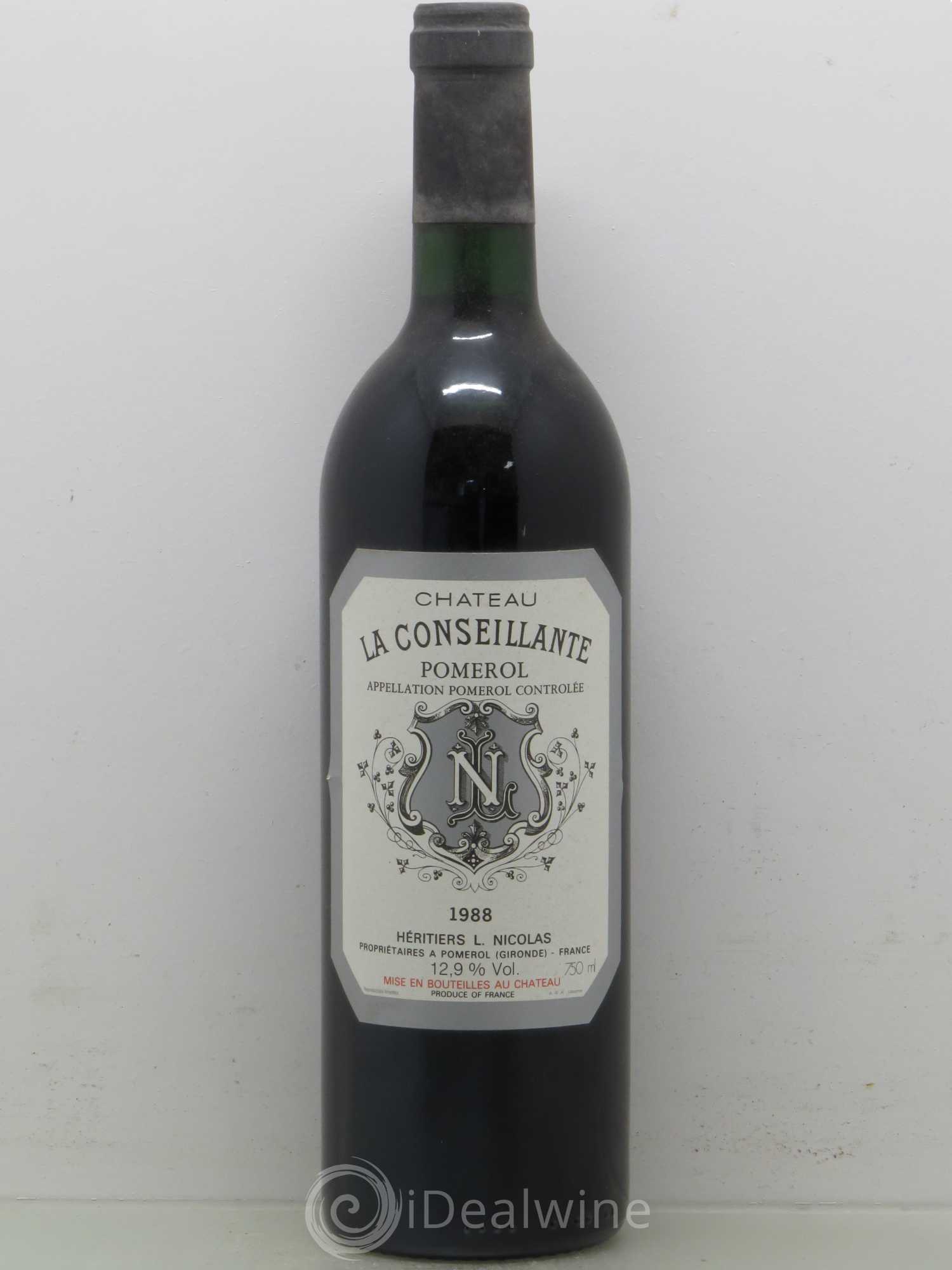 Château la Conseillante 1988 - Lot de 1 bouteille - 0