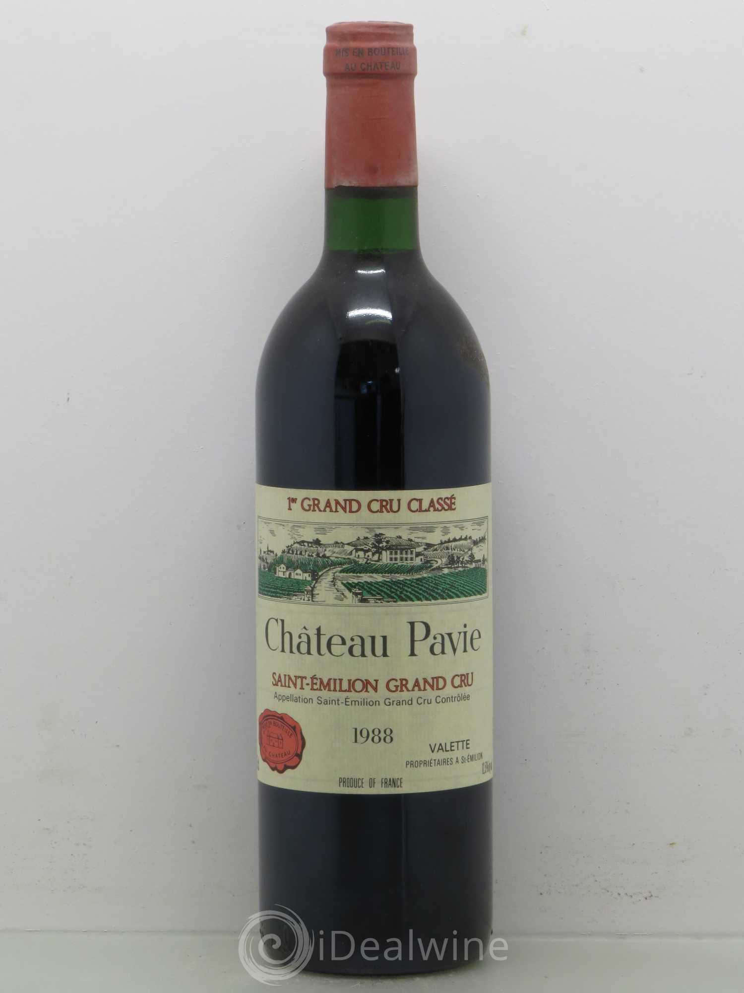 Château Pavie 1er Grand Cru Classé A 1988 - Lot de 1 bouteille - 0