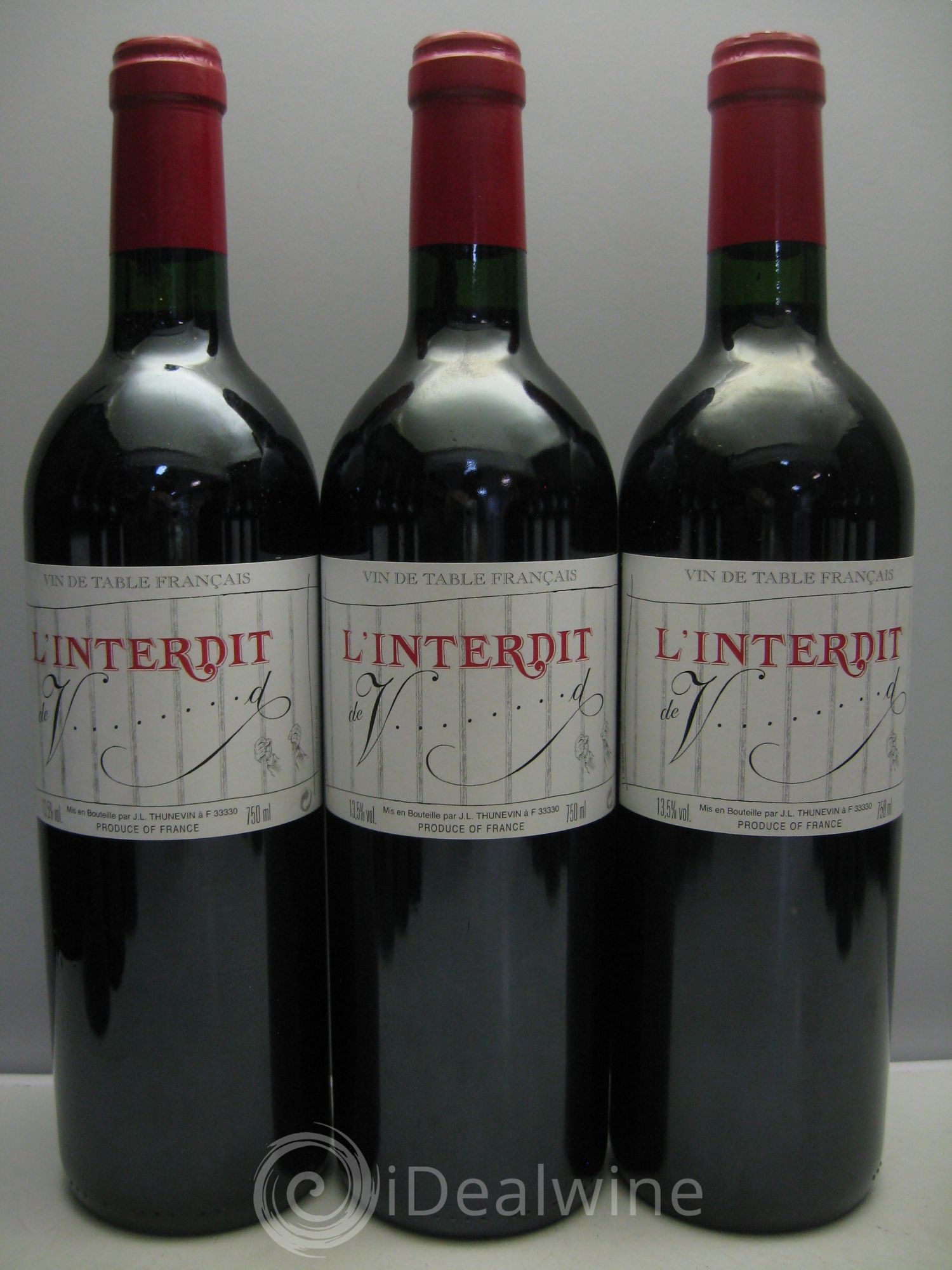 L'Interdit de Valandraud - Lot de 12 bouteilles - 1