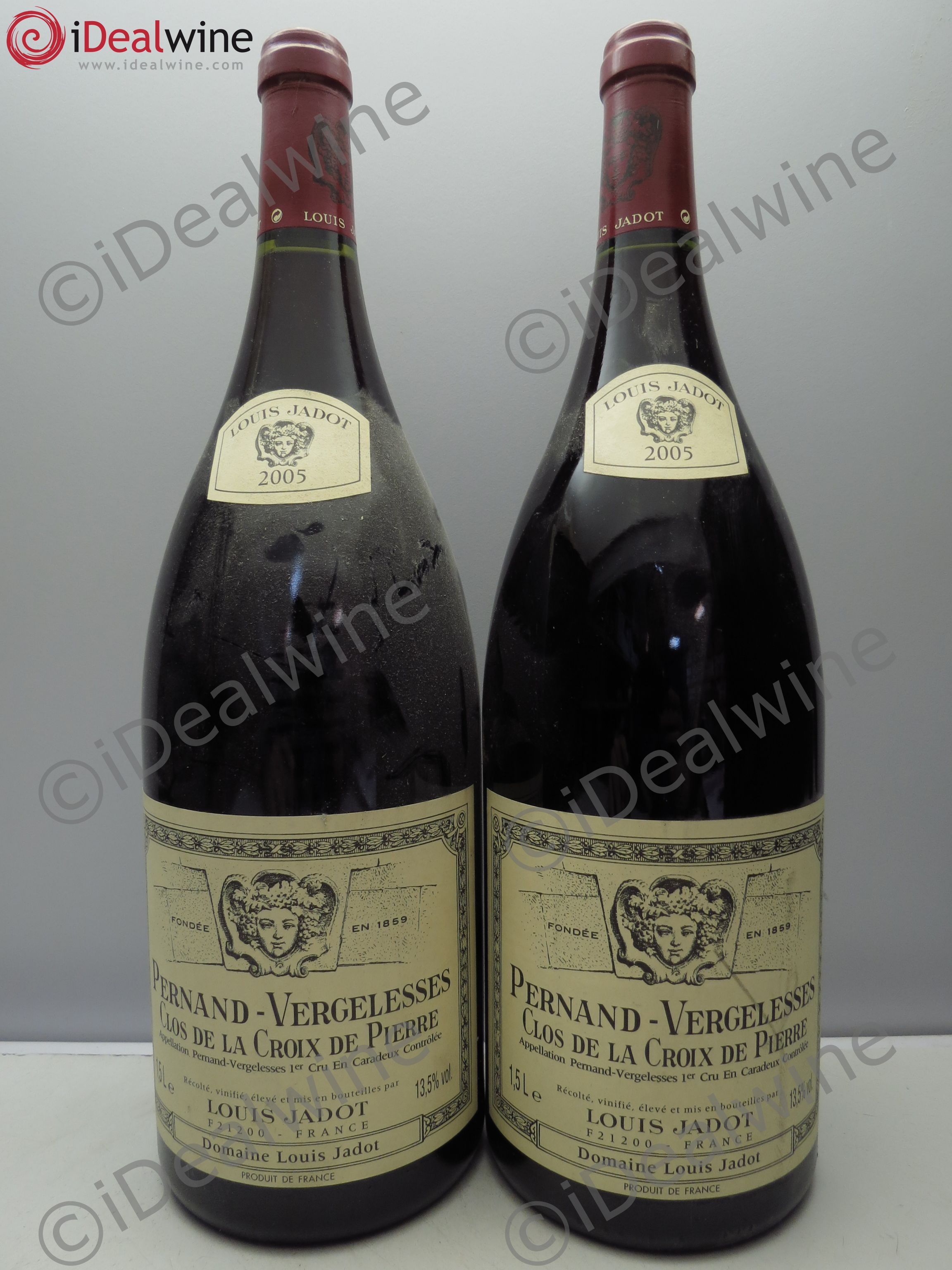 Pernand-Vergelesses 1er Cru Clos de la Croix de Pierre - Louis Jadot 2005 - Posten von 2 Magnum - 0