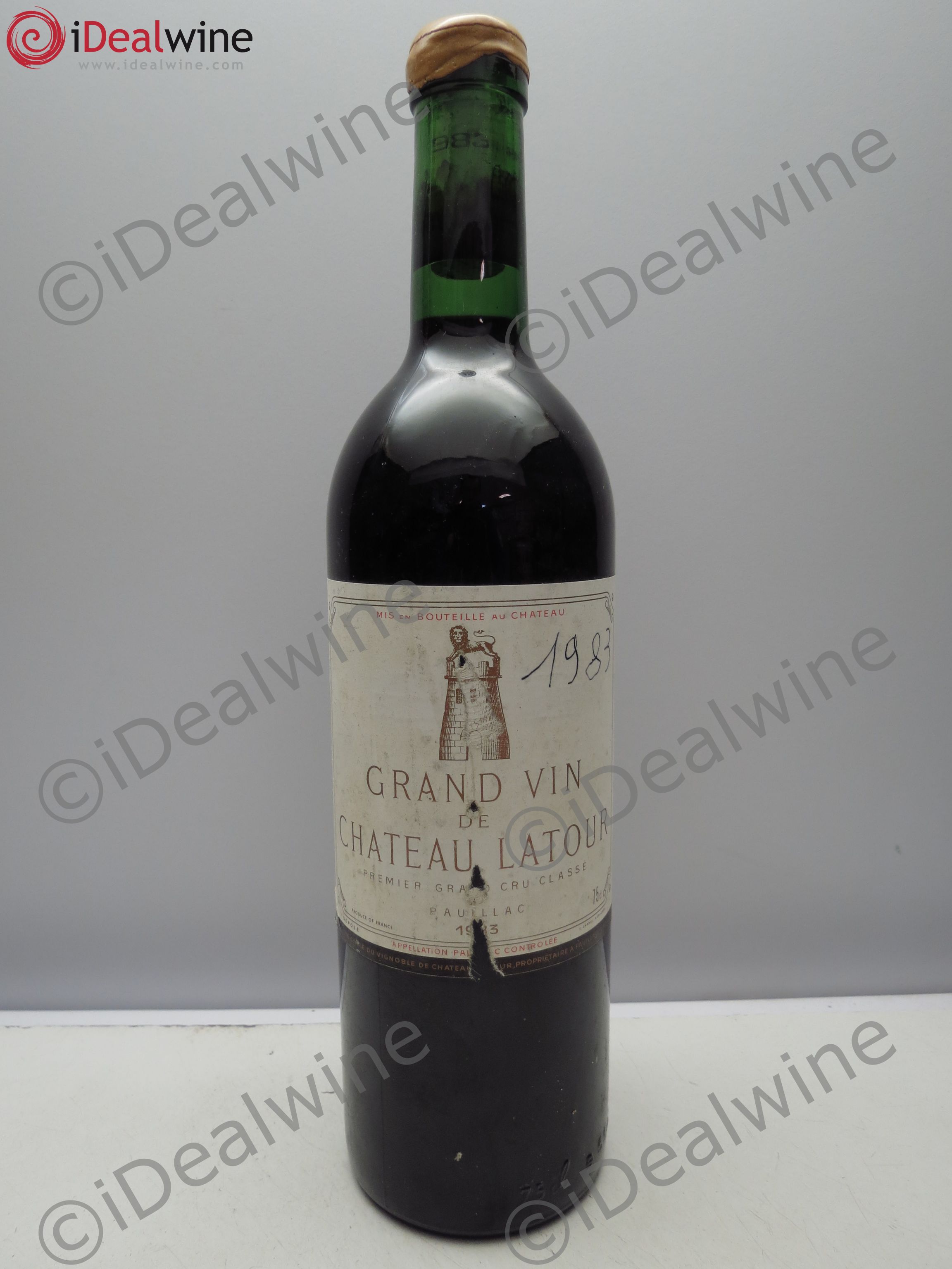 Château Latour 1er Grand Cru Classé (trace de stylo) 1983 - Posten von 1 Flasche - 0