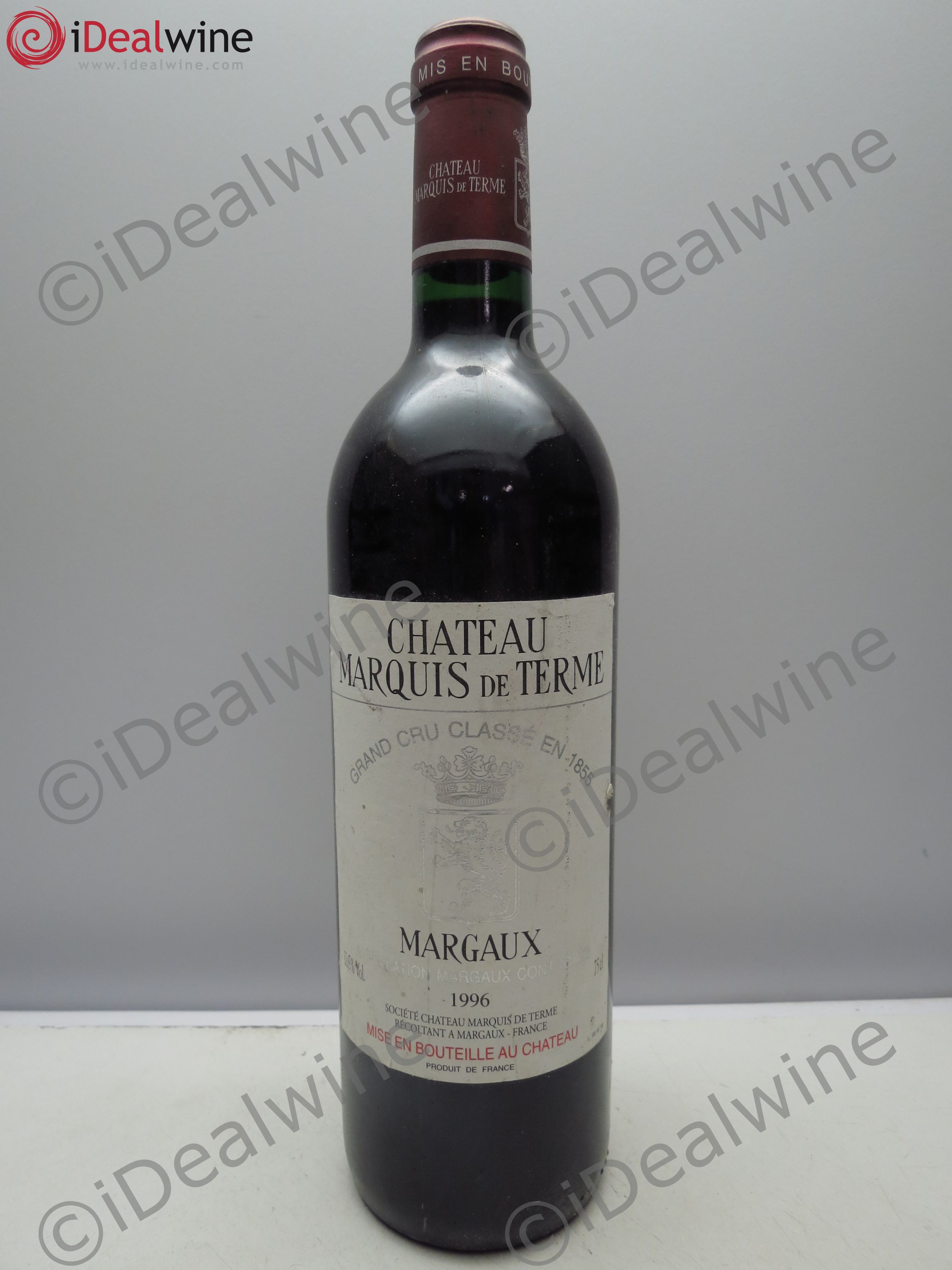 Château Marquis de Terme 4ème Grand Cru Classé (sans prix de reserve / no reserve) 1996 - Lot de 1 bouteille - 0