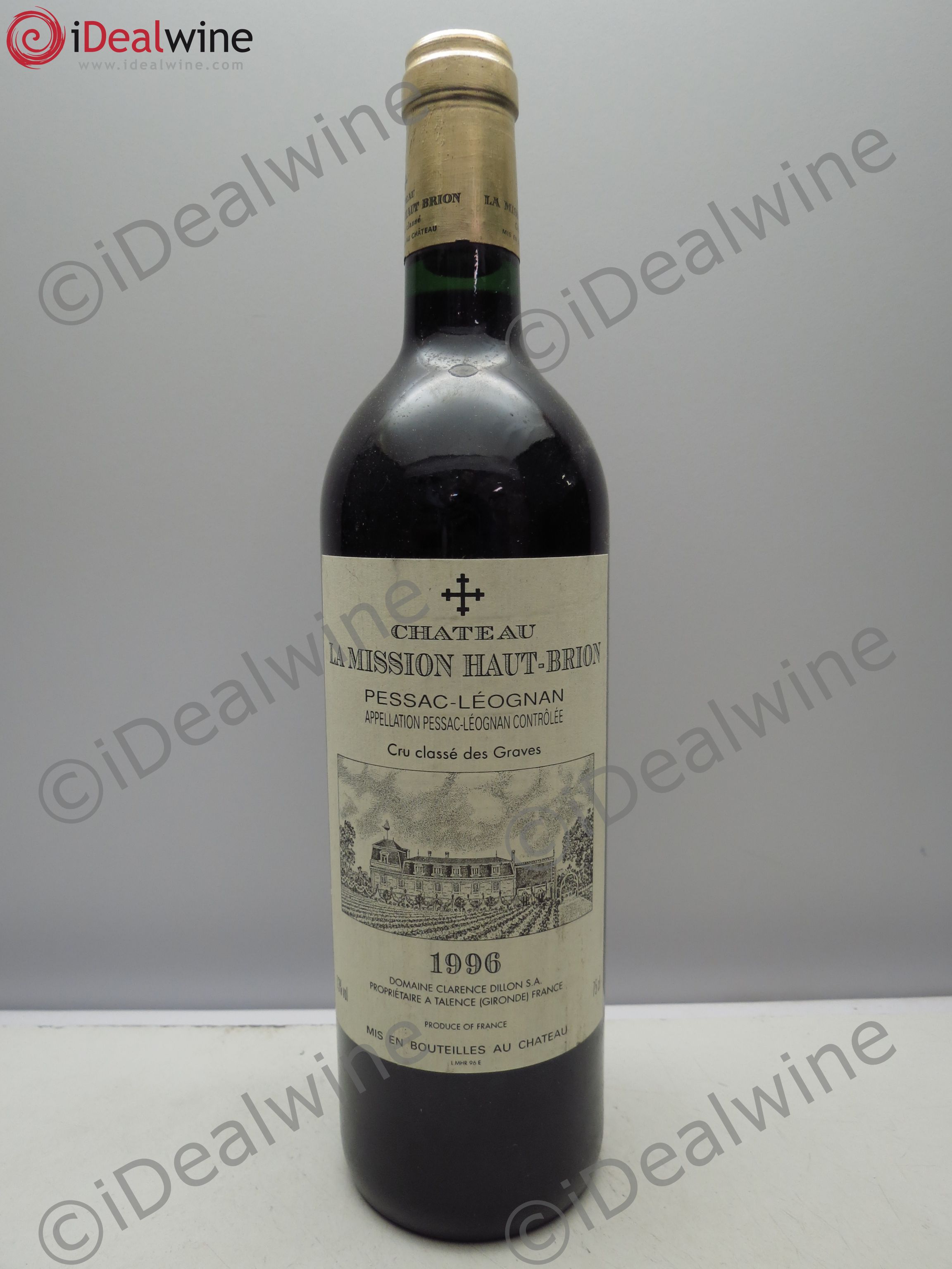 Château la Mission Haut-Brion Cru Classé de Graves 1996 - Lot de 1 bouteille - 0