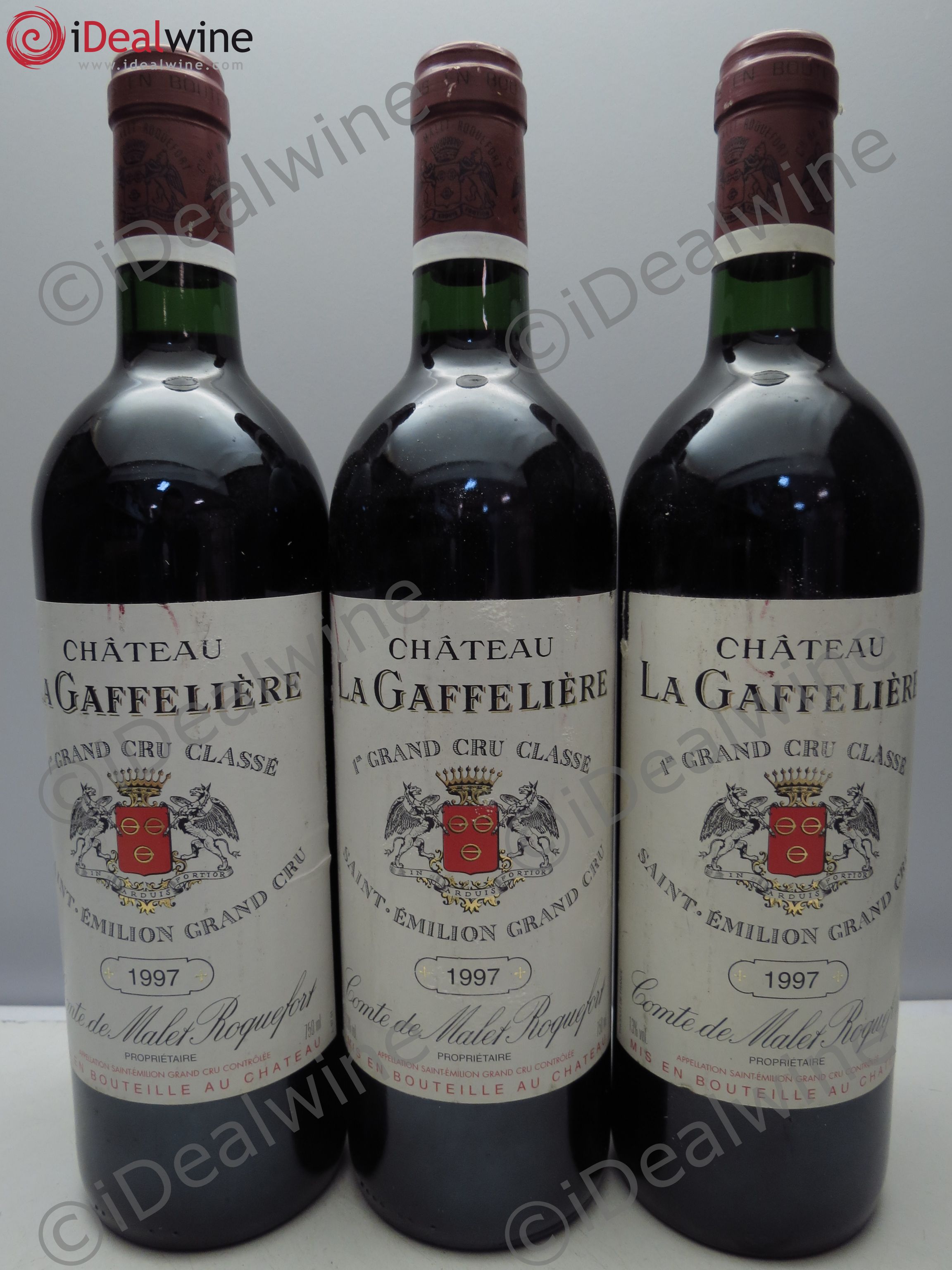 Château la Gaffelière 1er Grand Cru Classé B 1997 - Lot de 3 bouteilles - 0