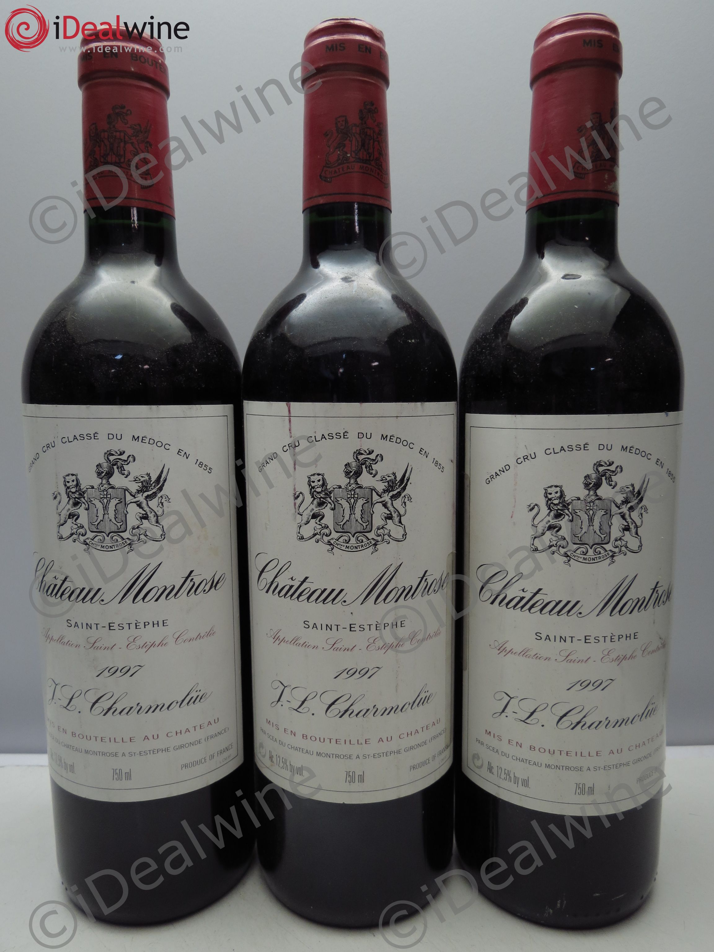 Château Montrose 2ème Grand Cru Classé 1997 - Lot de 3 bouteilles - 0