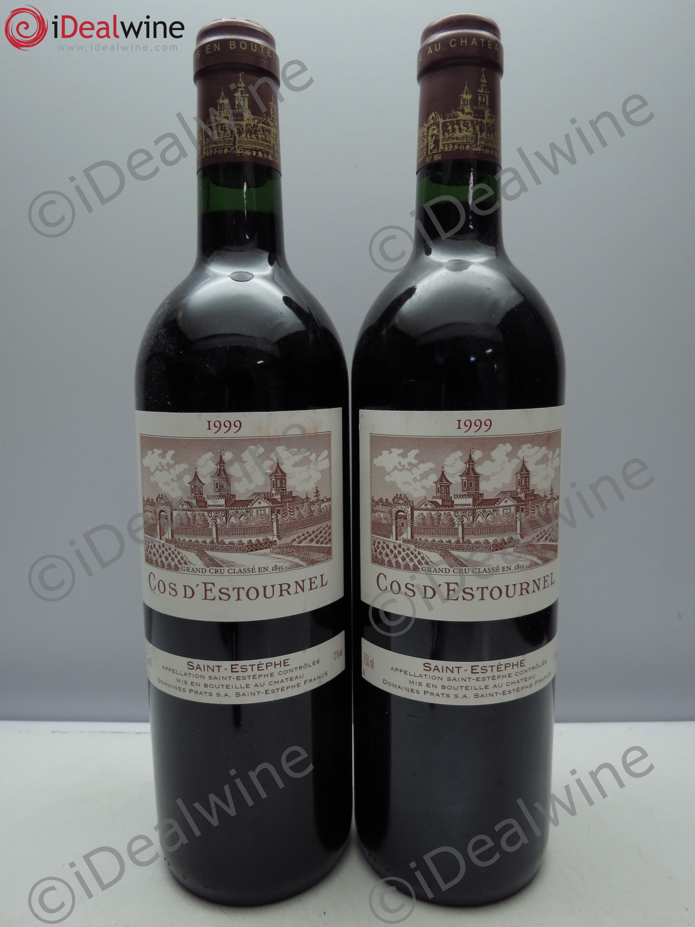 Cos d'Estournel 2ème Grand Cru Classé 1999 - Lot de 2 bouteilles - 0