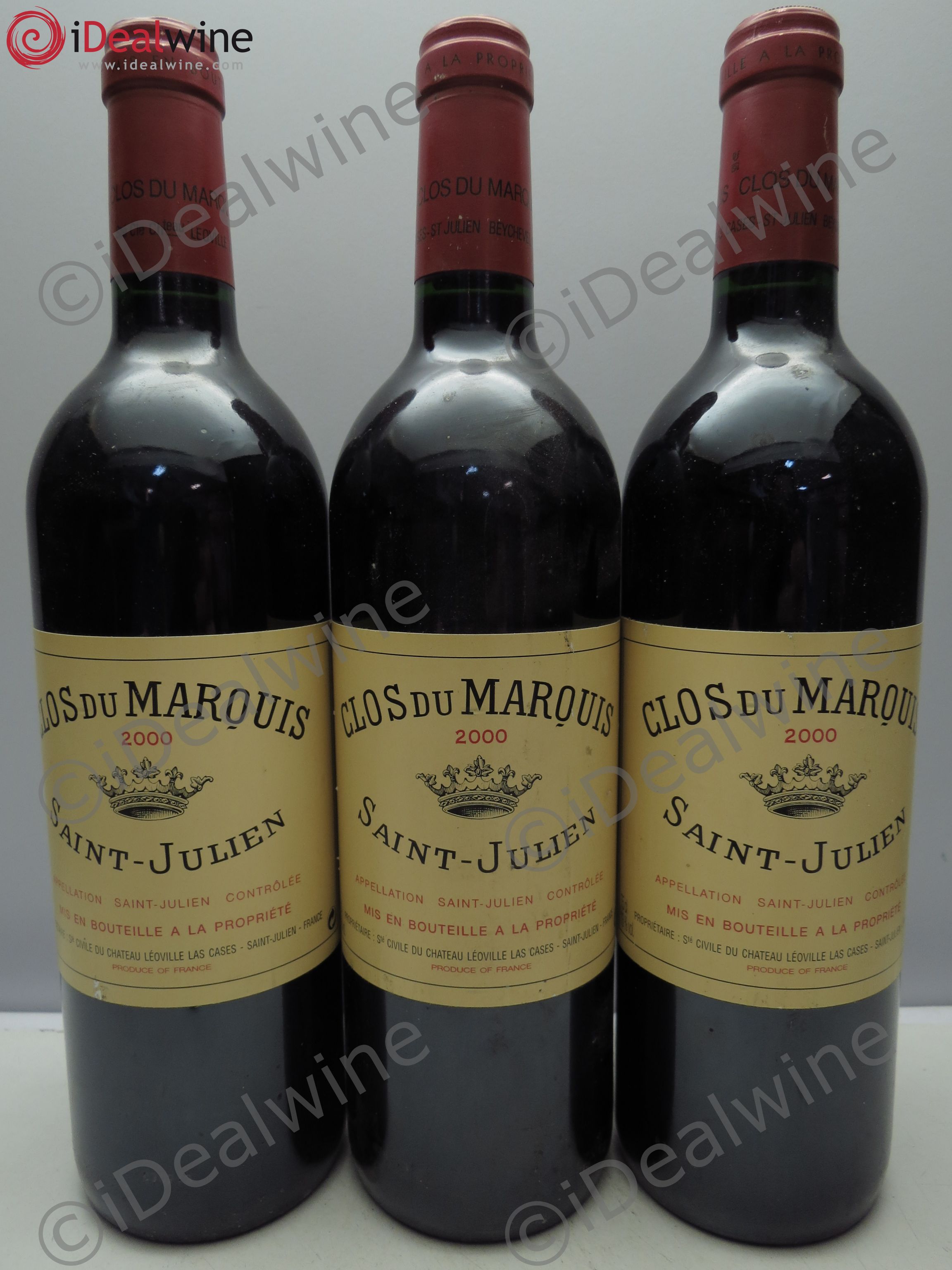 Clos du Marquis 2000 - Lot de 3 bouteilles - 0