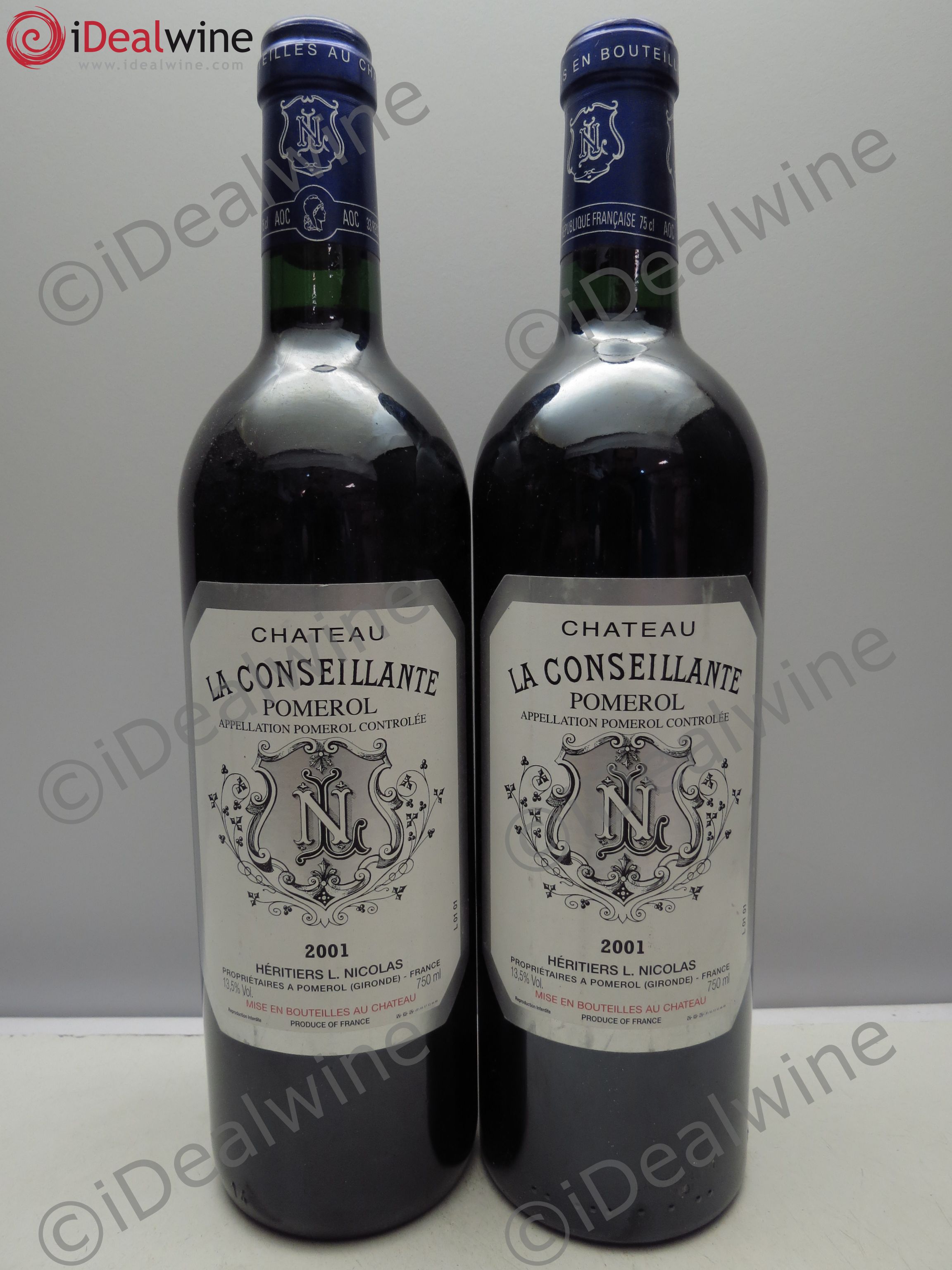 Château la Conseillante 2001 - Lot de 2 bouteilles - 0