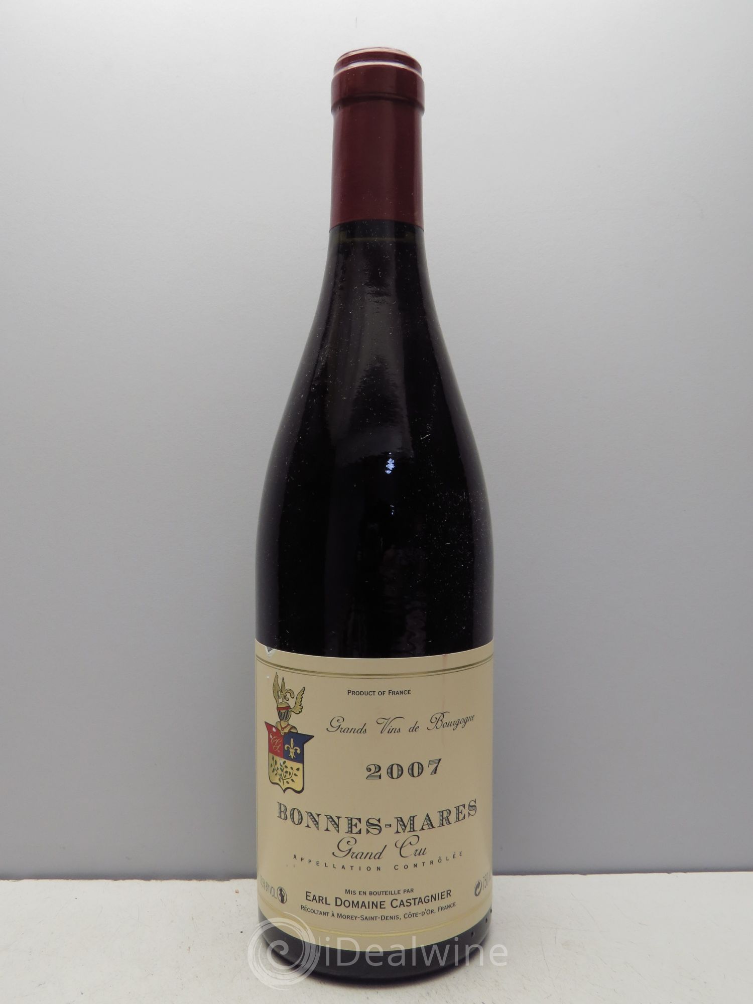 Bonnes-Mares Grand Cru Domaine Castagnier (sans prix de réserve - no reserve) 2007 - Posten von 1 Flasche - 0