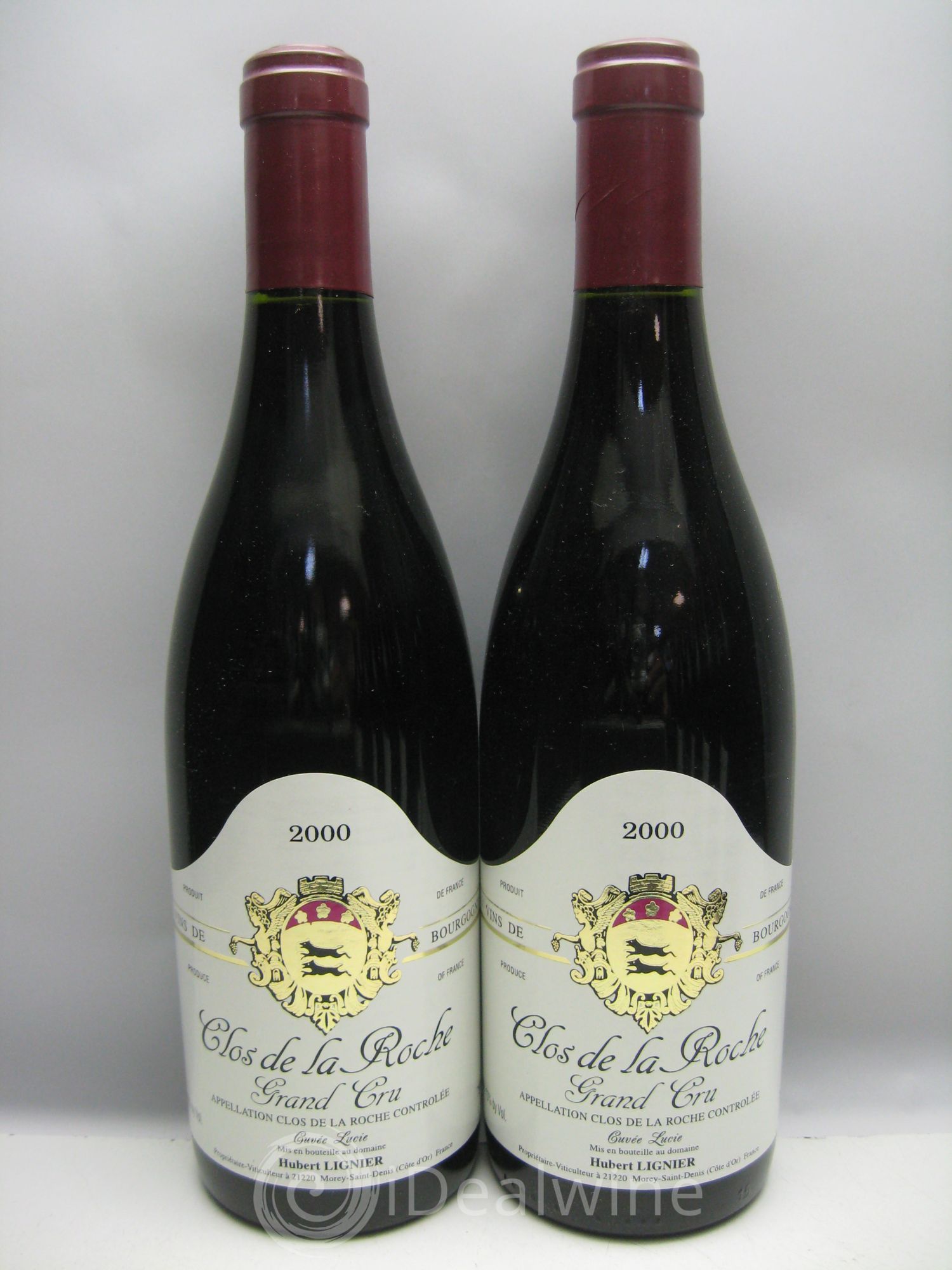 Clos de la Roche Grand Cru Hubert Lignier (Domaine) 2000 - Lot de 12 bouteilles - 0