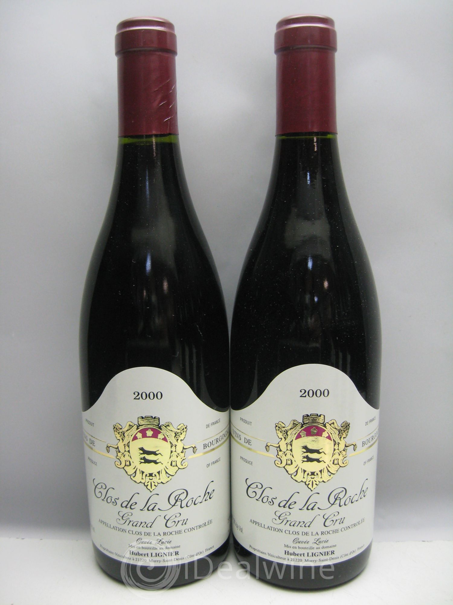 Clos de la Roche Grand Cru Hubert Lignier (Domaine) 2000 - Lot de 12 bouteilles - 1