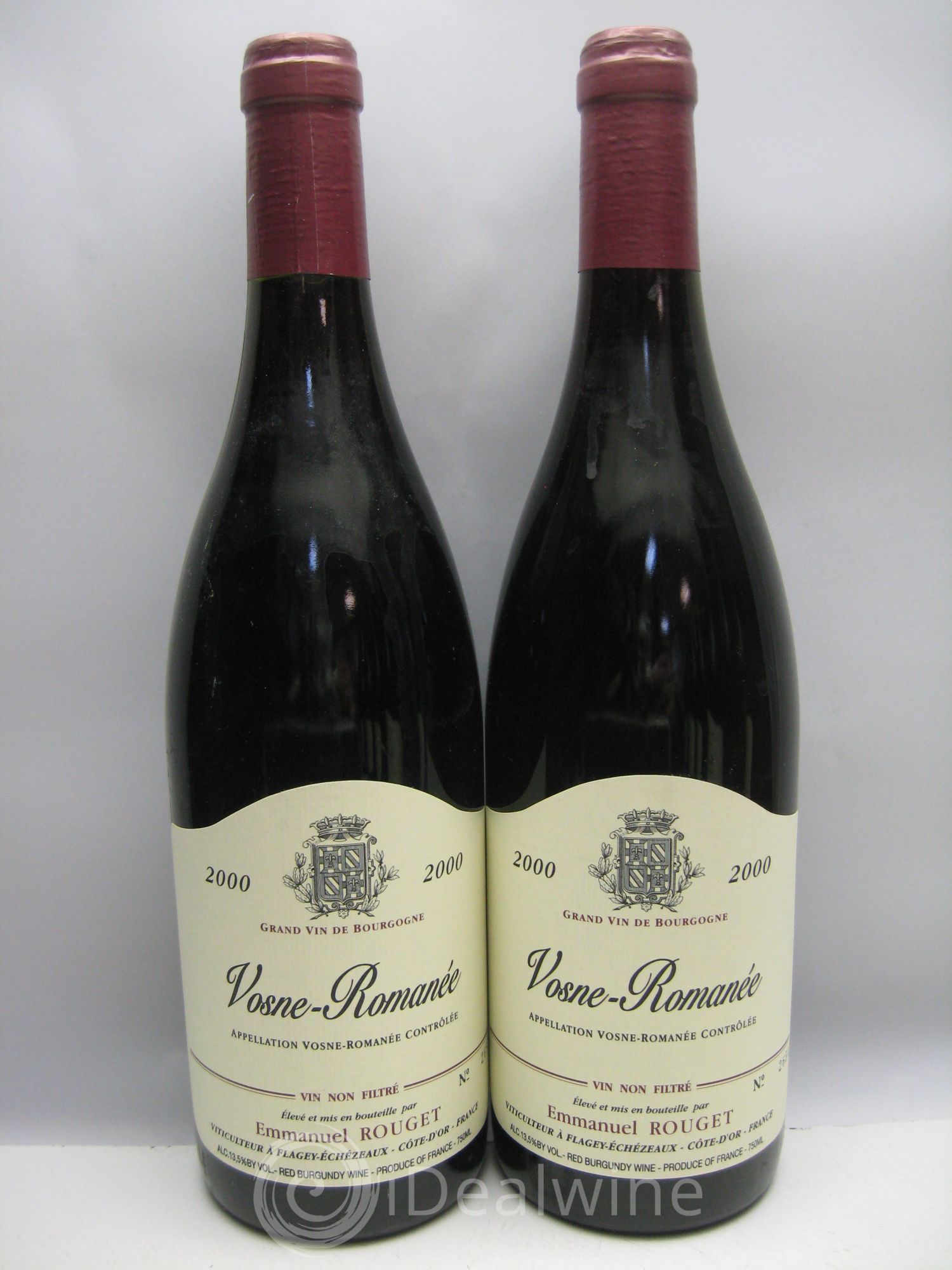 Vosne-Romanée Emmanuel Rouget (carton d'origine) 2000 - Posten von 12 Flaschen - 0