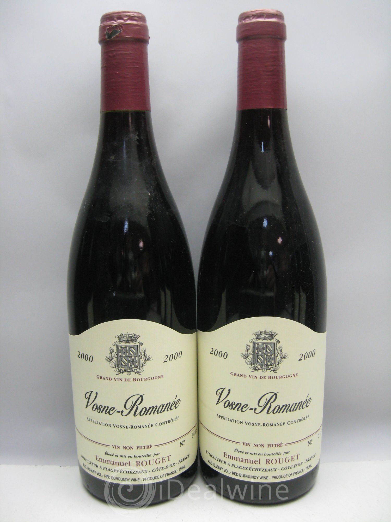 Vosne-Romanée Emmanuel Rouget (carton d'origine) 2000 - Posten von 12 Flaschen - 4