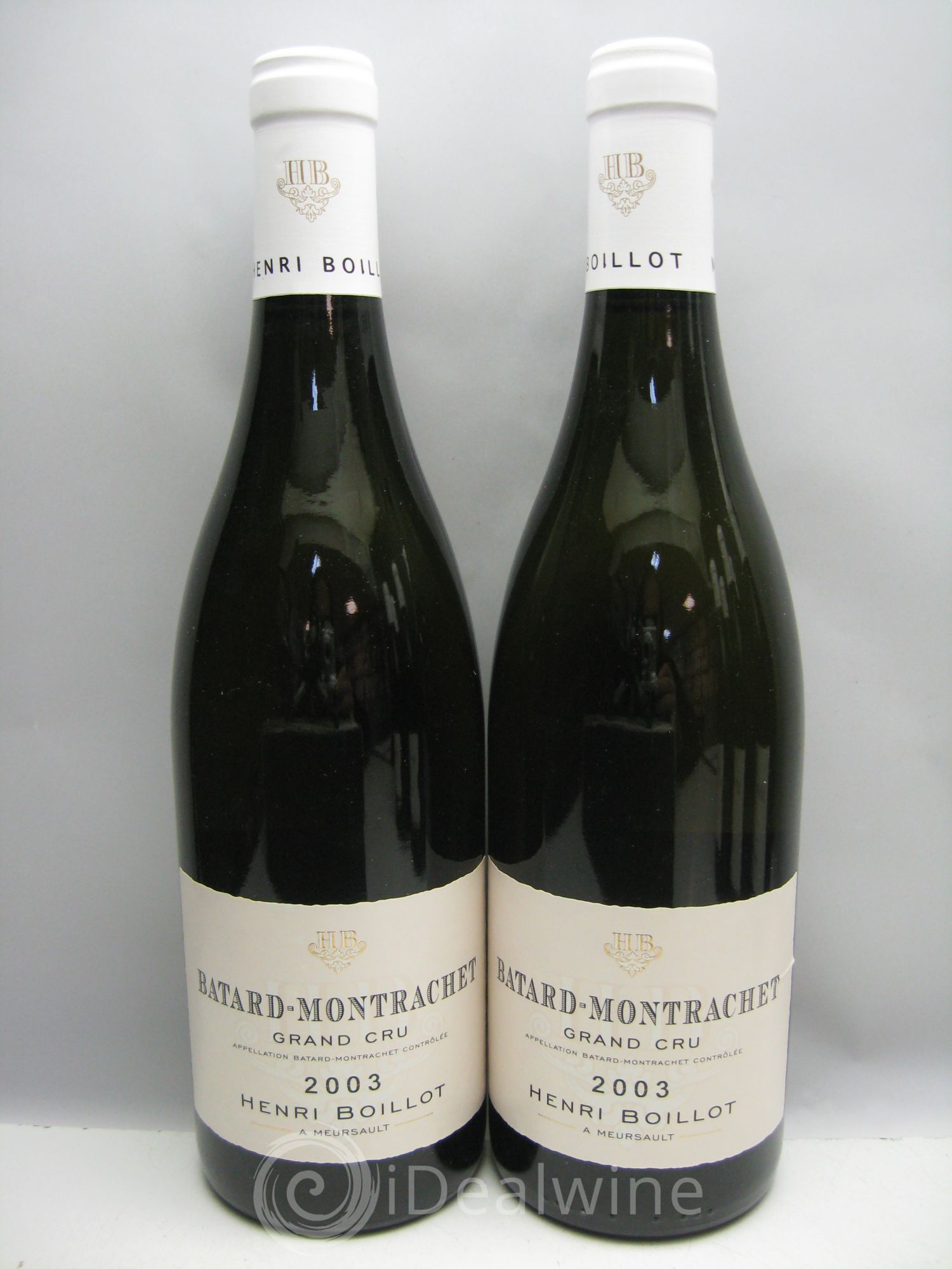 Bâtard-Montrachet Grand Cru Henri Boillot (Domaine) (carton d'origine) 2003 - Posten von 12 Flaschen - 2