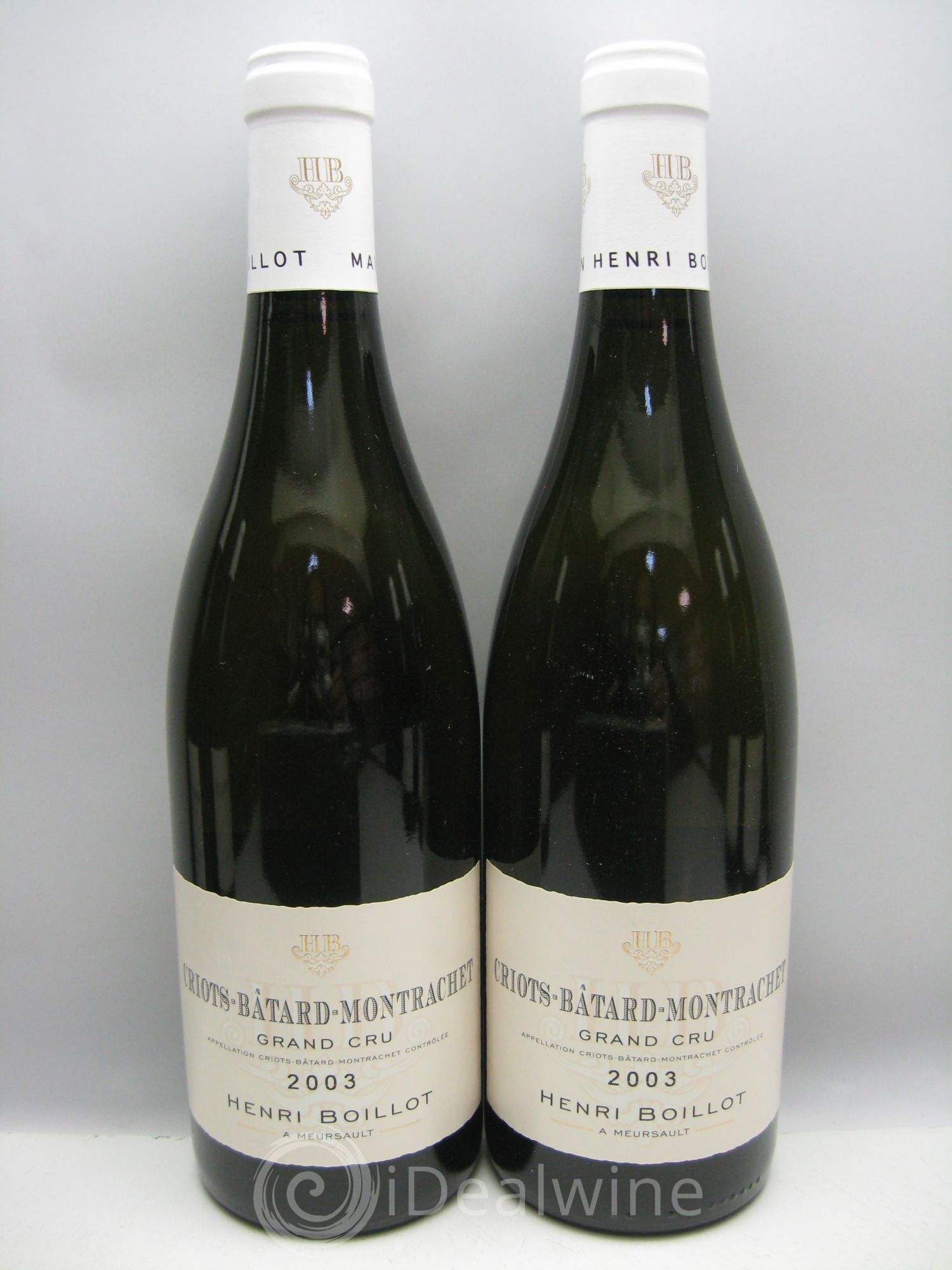 Criots-Bâtard-Montrachet Grand Cru Henri Boillot (carton d'origine) 2003 - Posten von 12 Flaschen - 4