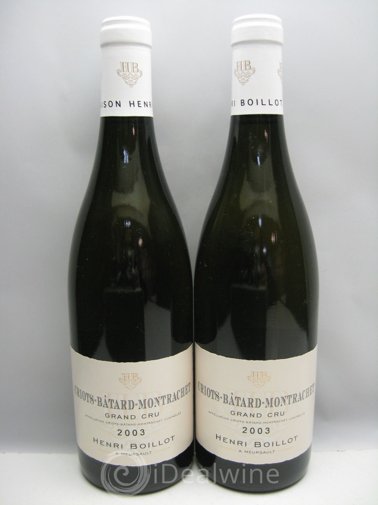 Criots-Bâtard-Montrachet Grand Cru Henri Boillot (carton d'origine) 2003 - Posten von 12 Flaschen - 5