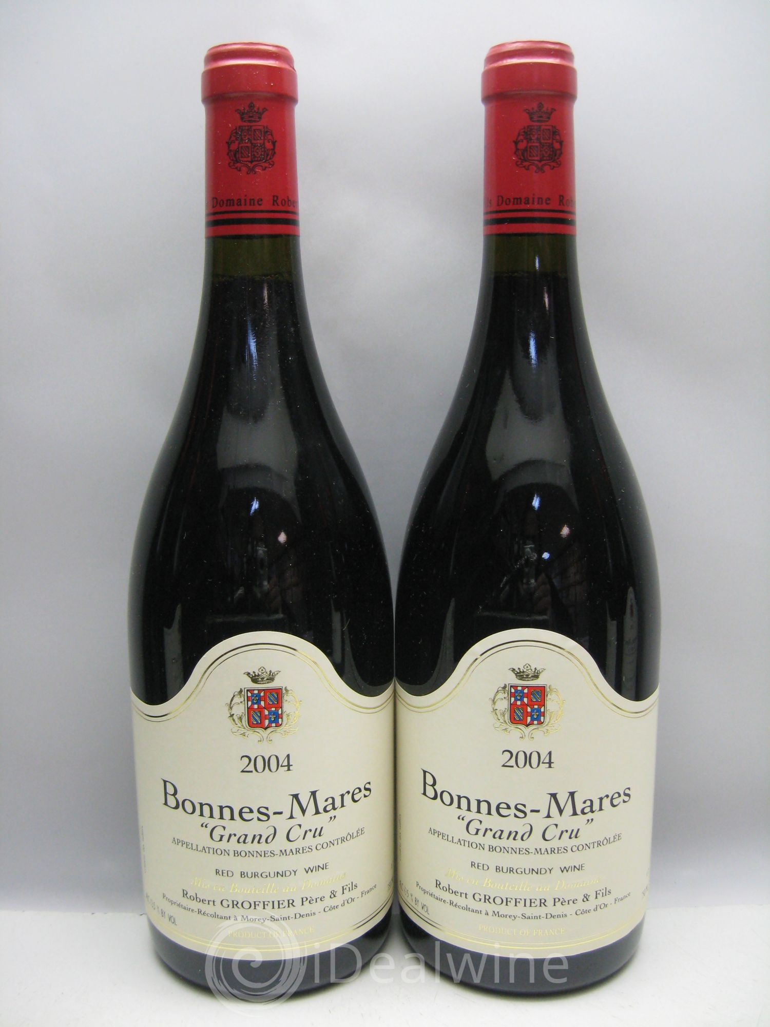 Bonnes-Mares Grand Cru Robert Groffier Père & Fils (Domaine) (carton d'origine) VENDU HK (mail CH 130731) 2004 - Lotto di 12 bottiglie - 4