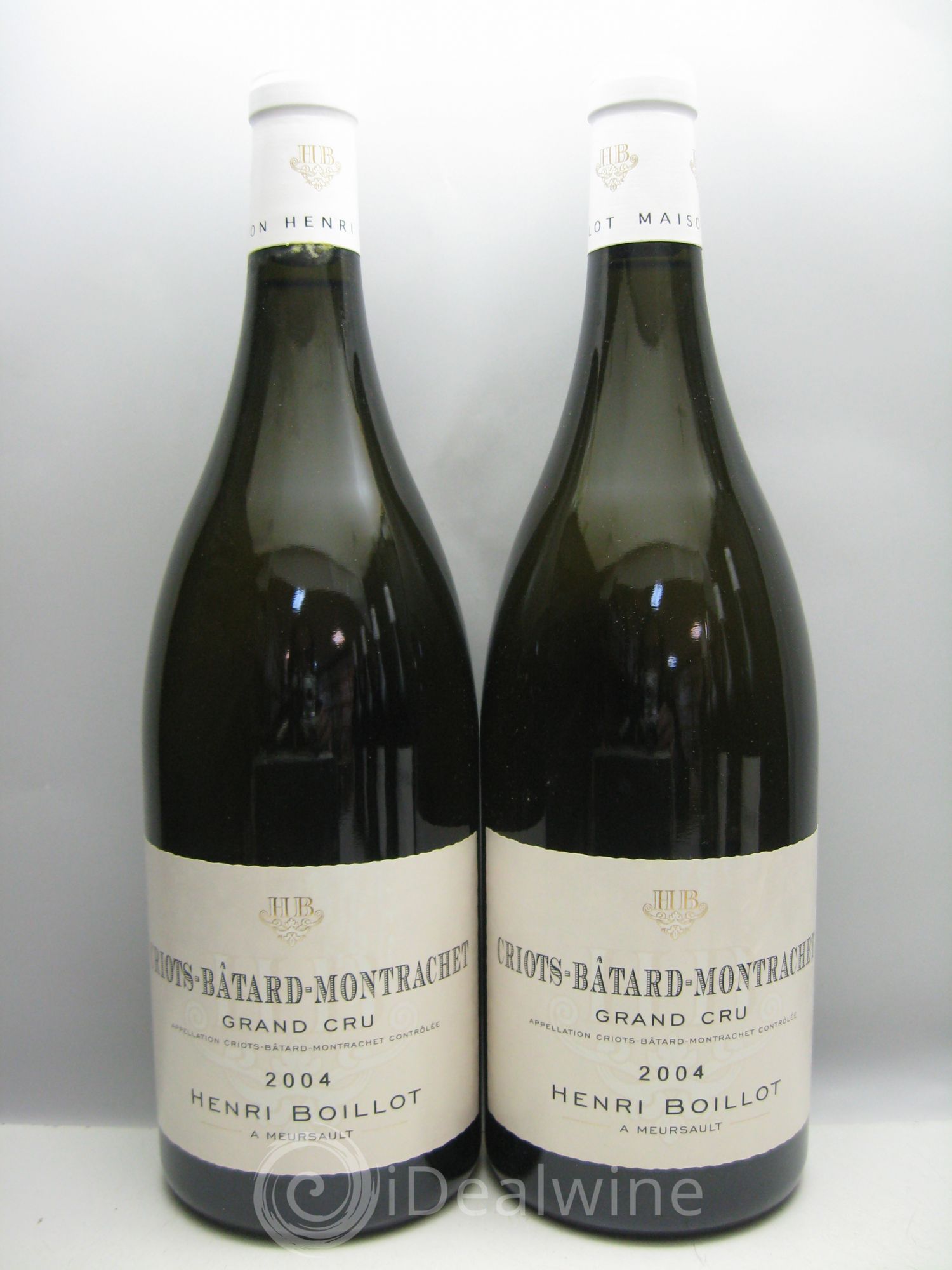 Criots-Bâtard-Montrachet Grand Cru Henri Boillot (carton d'origine) 2004 - Posten von 6 Magnum - 0