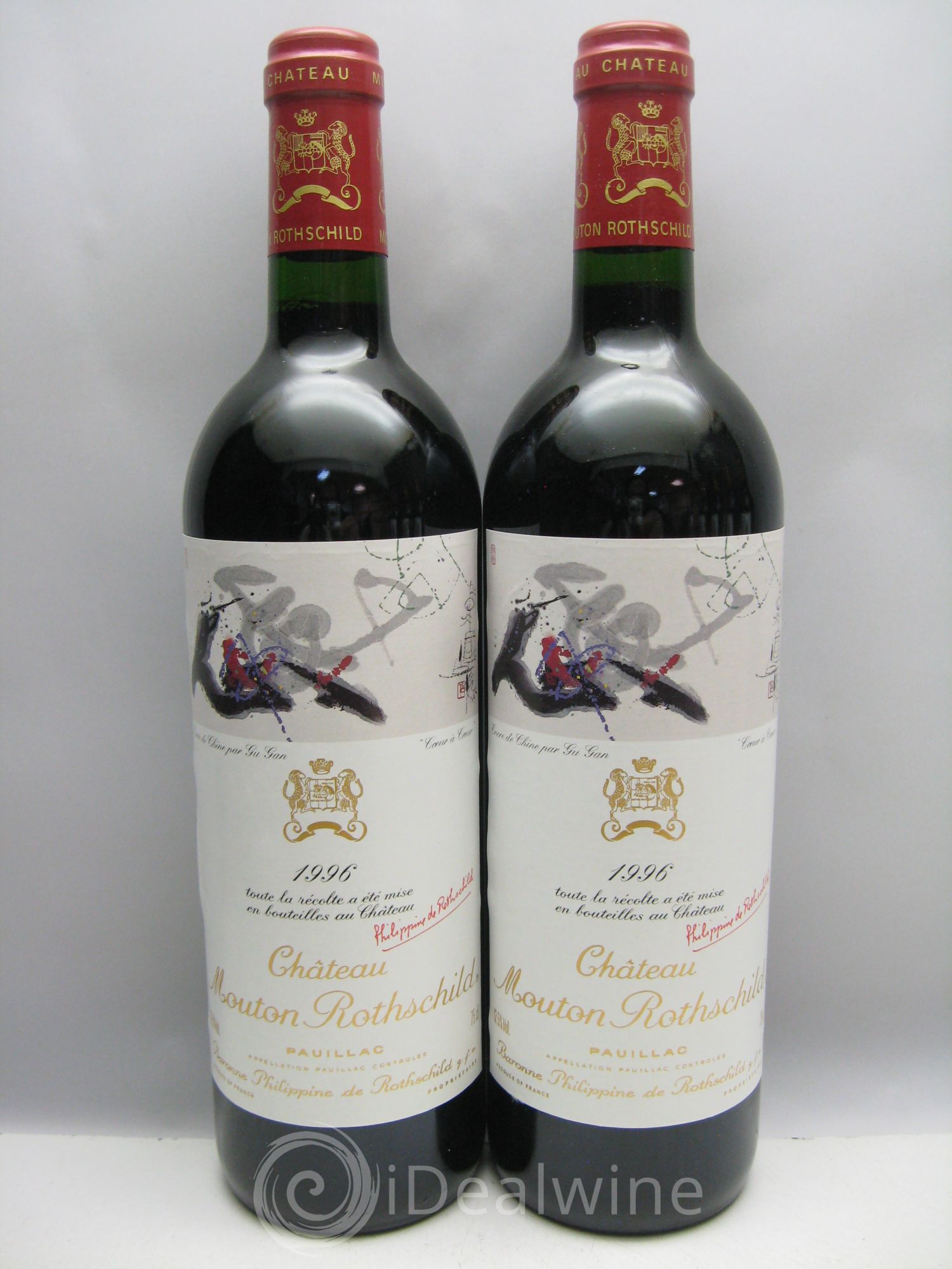 Château Mouton Rothschild 1er Grand Cru Classé 1996 - Lot de 6 bouteilles - 0
