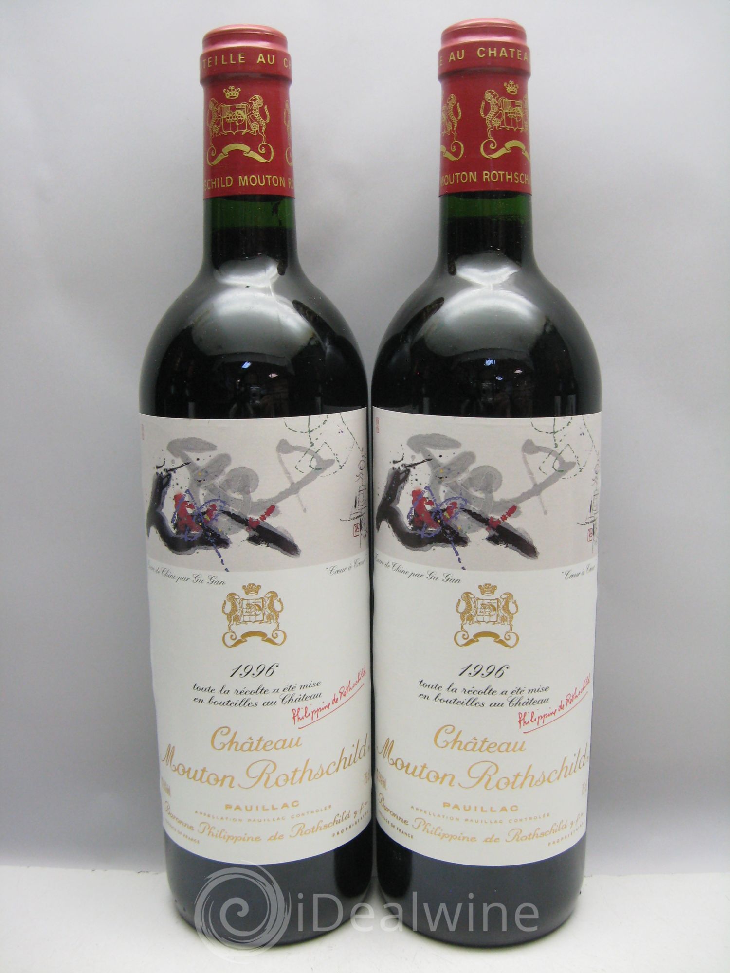 Château Mouton Rothschild 1er Grand Cru Classé 1996 - Lot de 6 bouteilles - 1