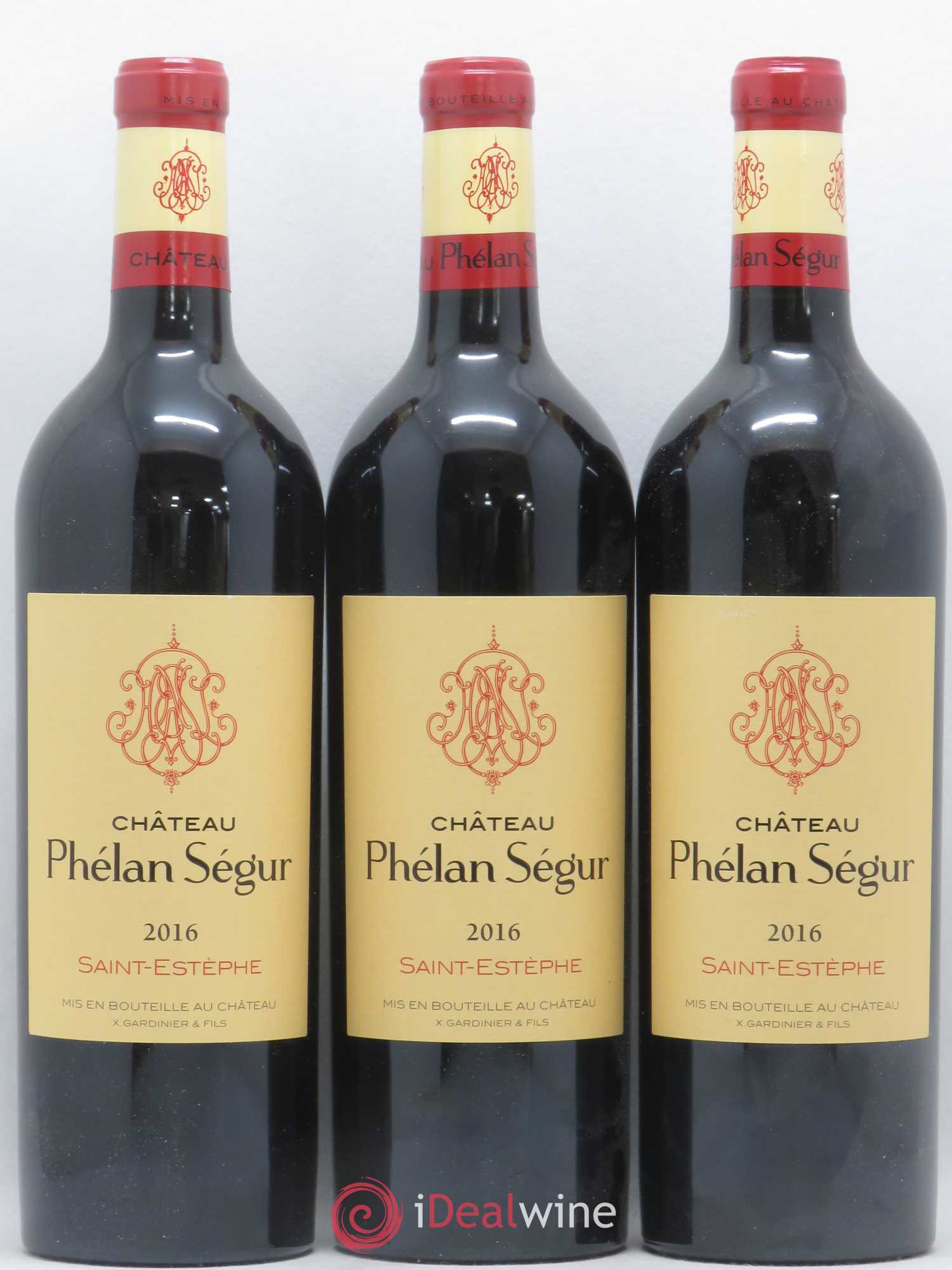 Château Phélan Ségur 2016 - Lot de 3 bouteilles - 0