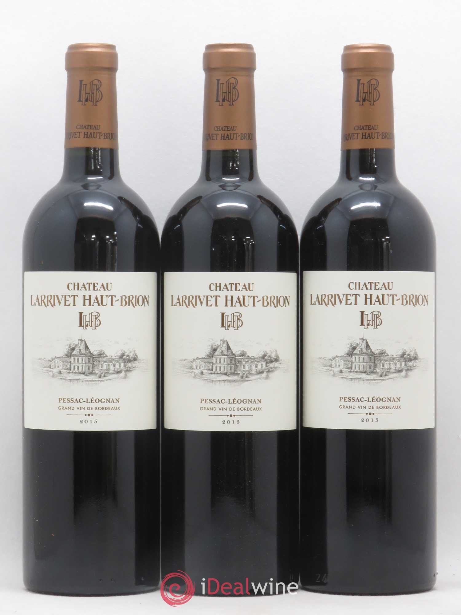 Château Larrivet Haut-Brion 2015 - Lot de 6 bouteilles - 1