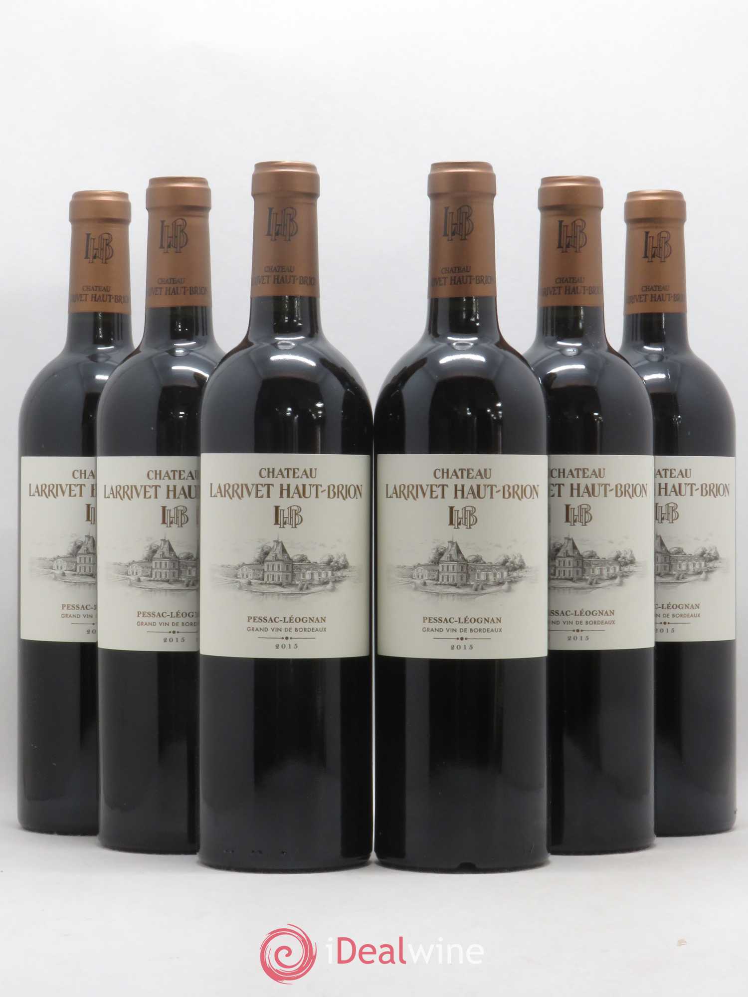 Château Larrivet Haut-Brion 2015 - Lot de 6 bouteilles - 0
