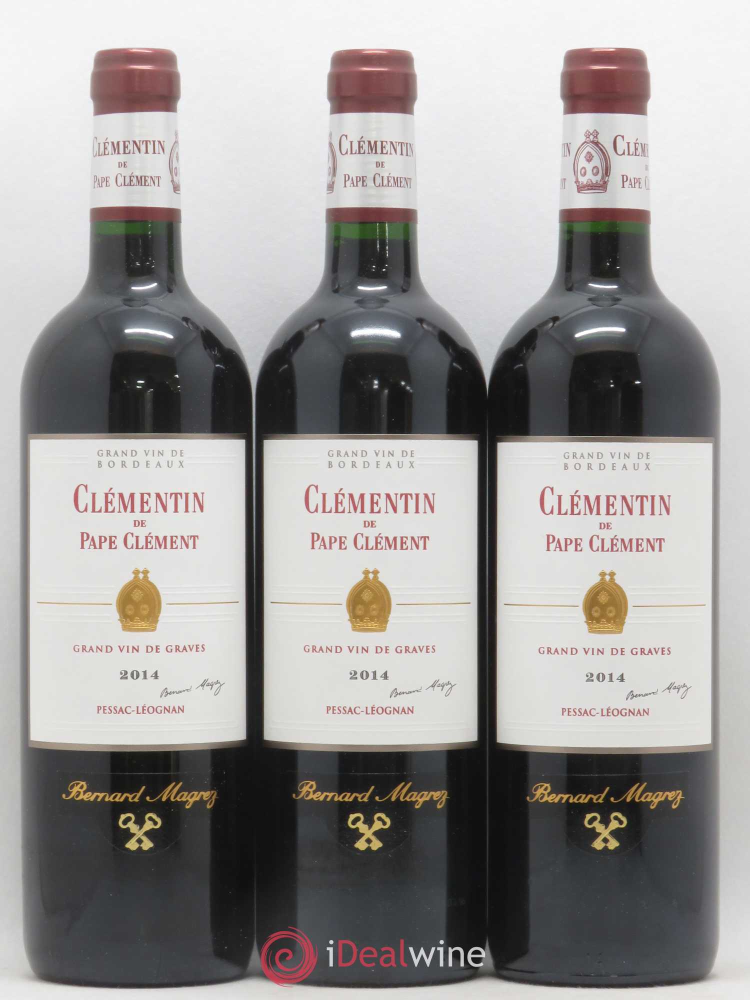 Le Clémentin de Pape Clément Second Vin 2014 - Lot de 6 bouteilles - 1