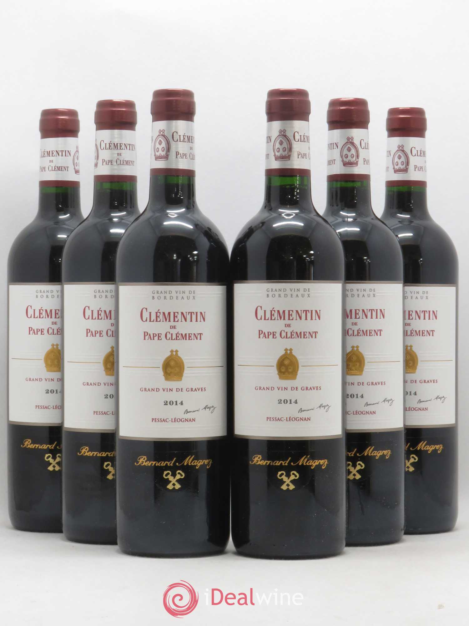 Le Clémentin de Pape Clément Second Vin 2014 - Lot de 6 bouteilles - 0