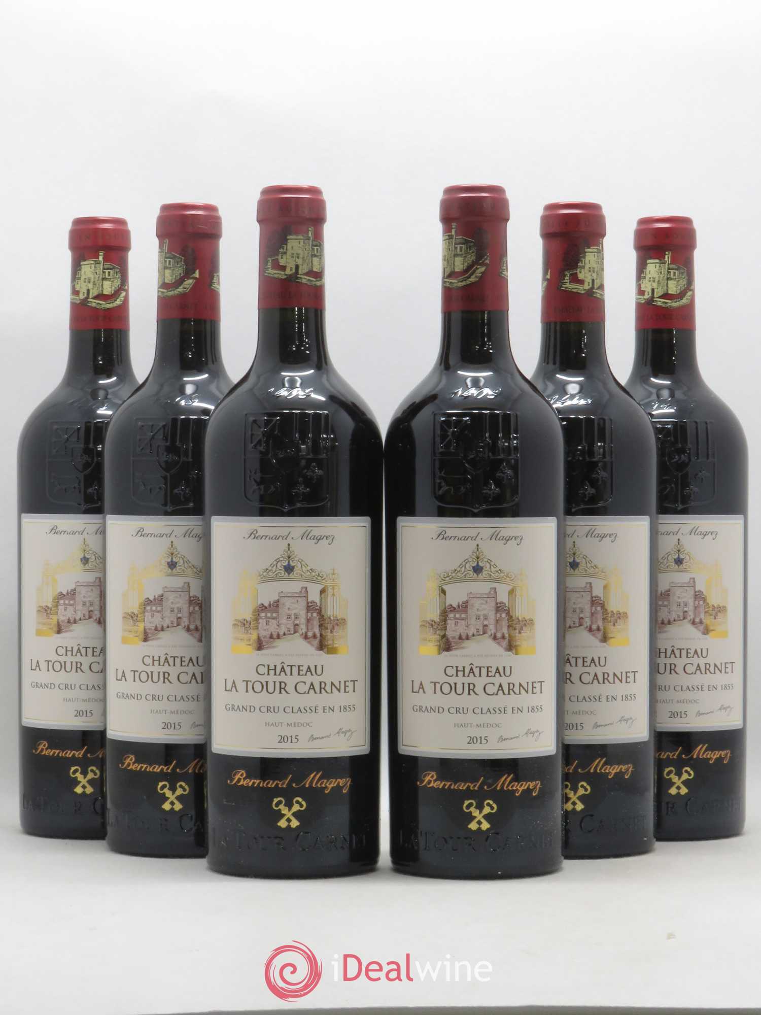 Château la Tour Carnet 4ème Grand Cru Classé 2015 - Lot de 6 bouteilles - 0
