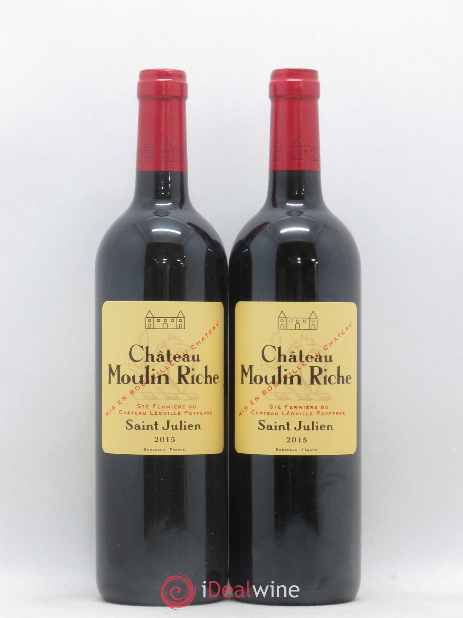 Château Moulin Riche 2015 - Posten von 2 Flaschen - 0