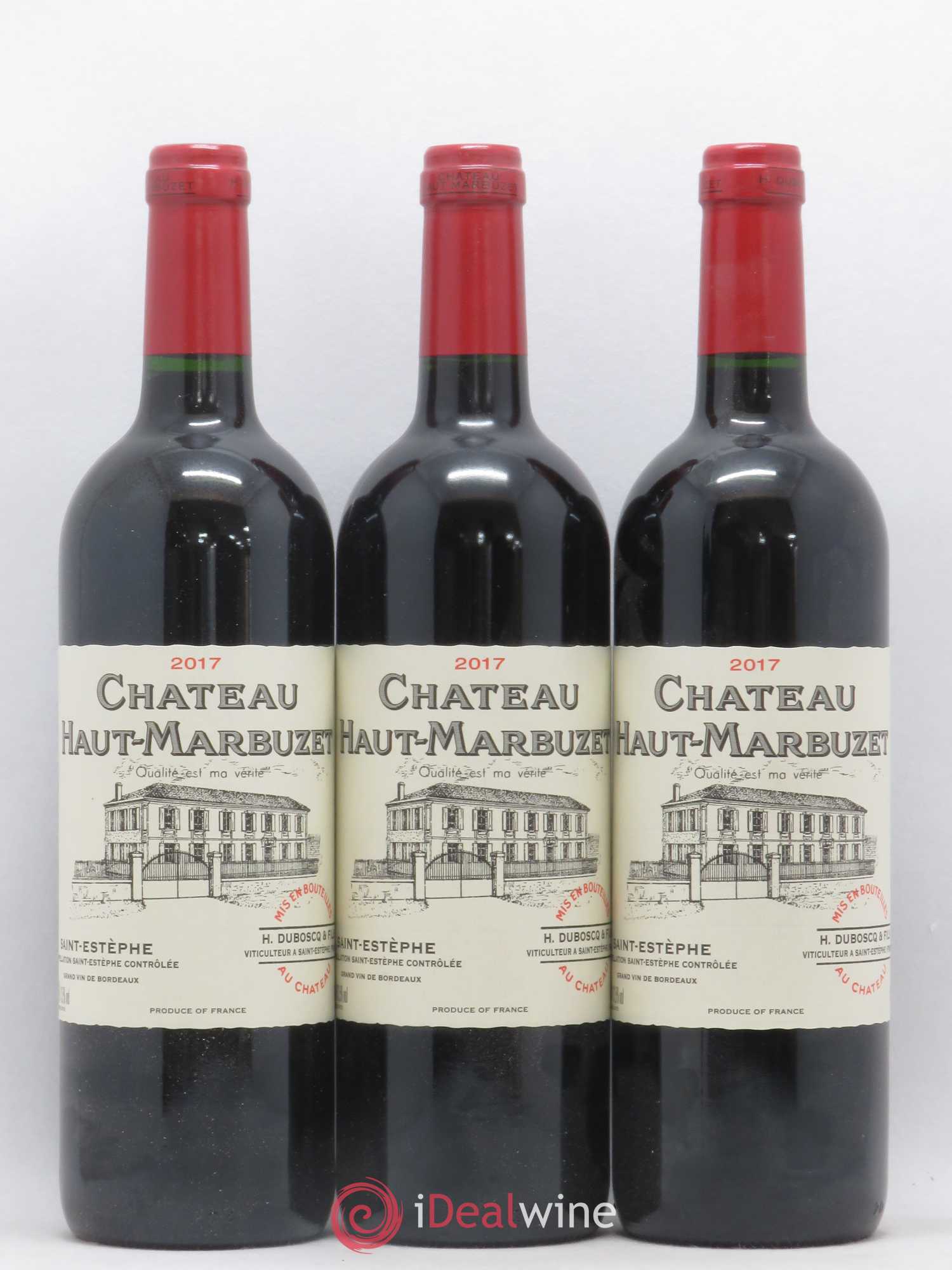 Château Haut Marbuzet 2017 - Lot de 3 bouteilles - 0