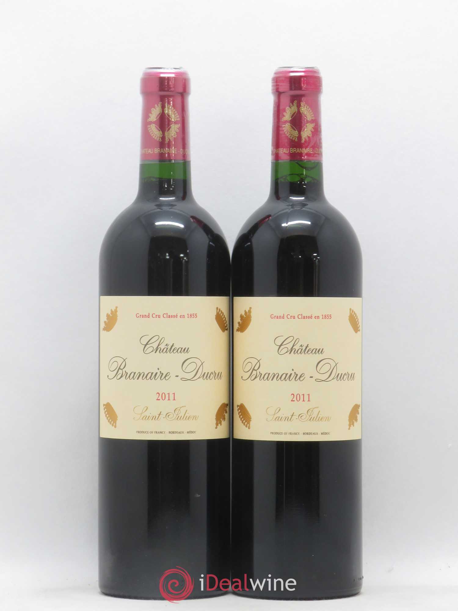 Château Branaire Ducru 4ème Grand Cru Classé 2011 - Lot de 2 bouteilles - 0