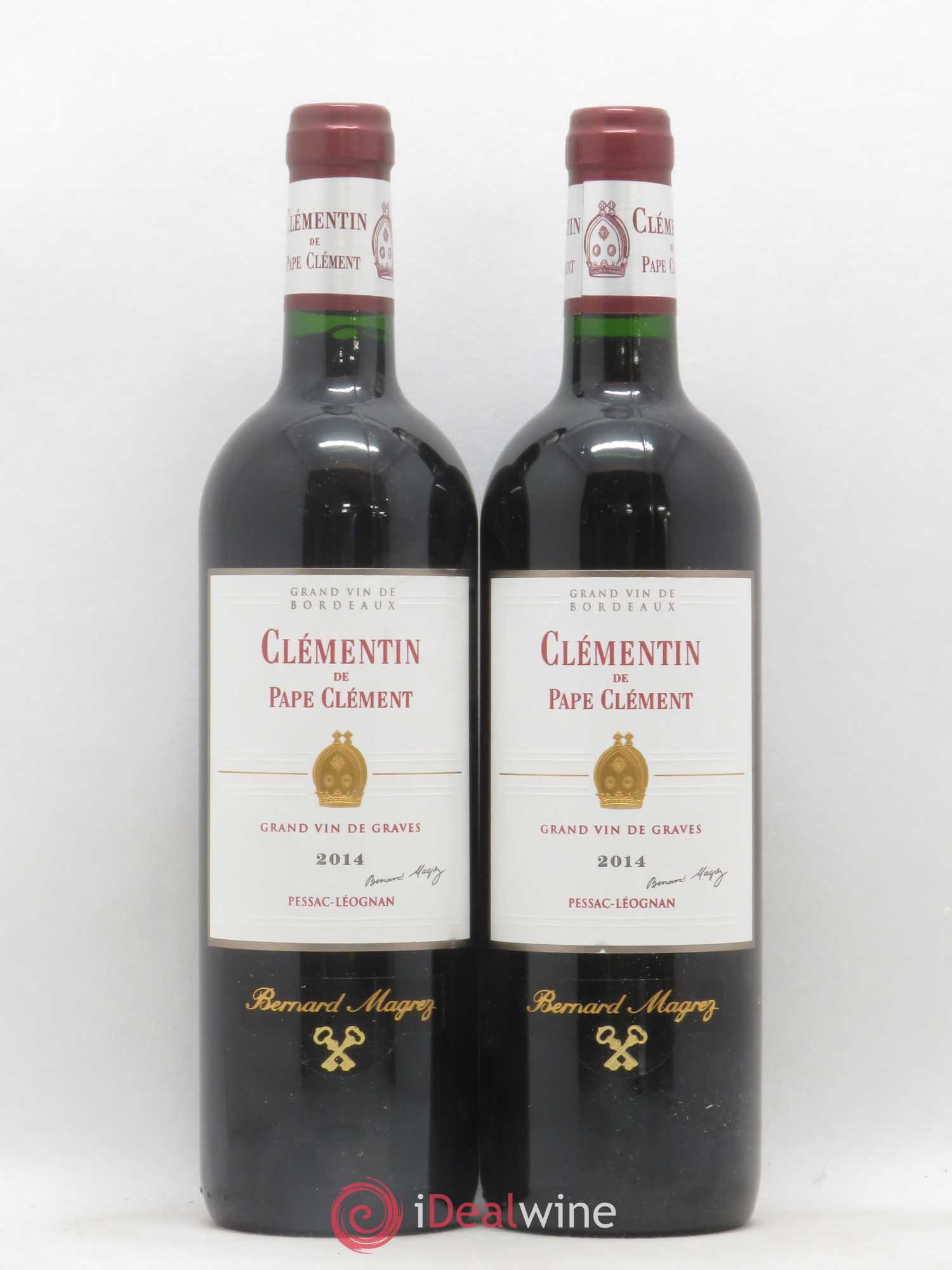 Le Clémentin de Pape Clément Second Vin 2014 - Lot de 2 bouteilles - 0
