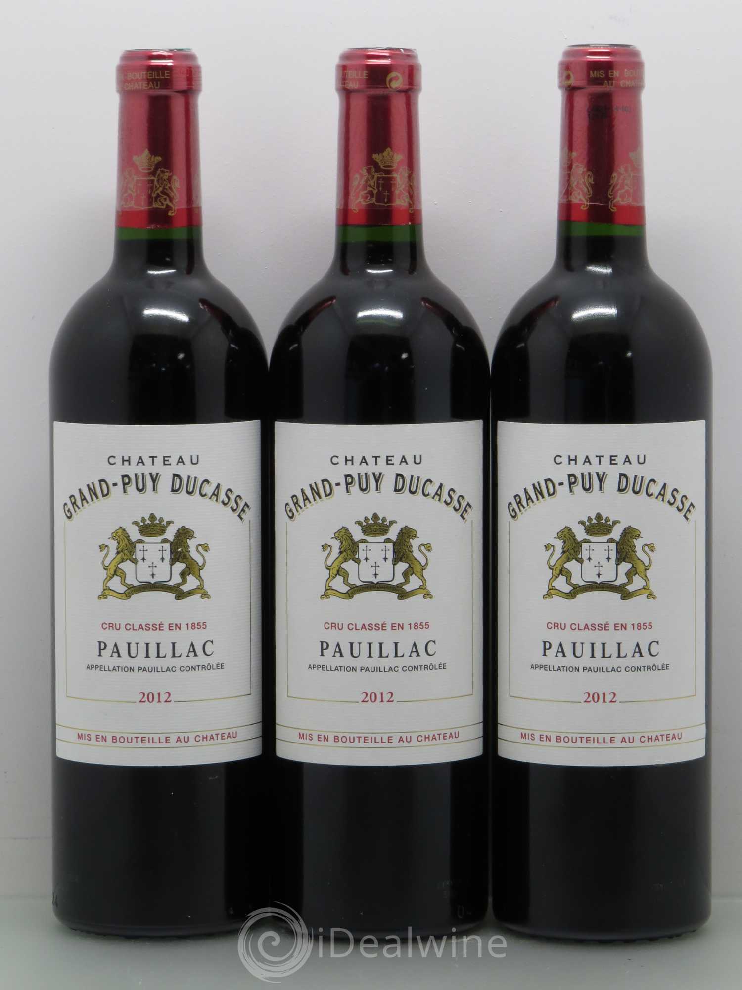 Château Grand Puy Ducasse 5ème Grand Cru Classé 2012 - Lot de 6 bouteilles - 1
