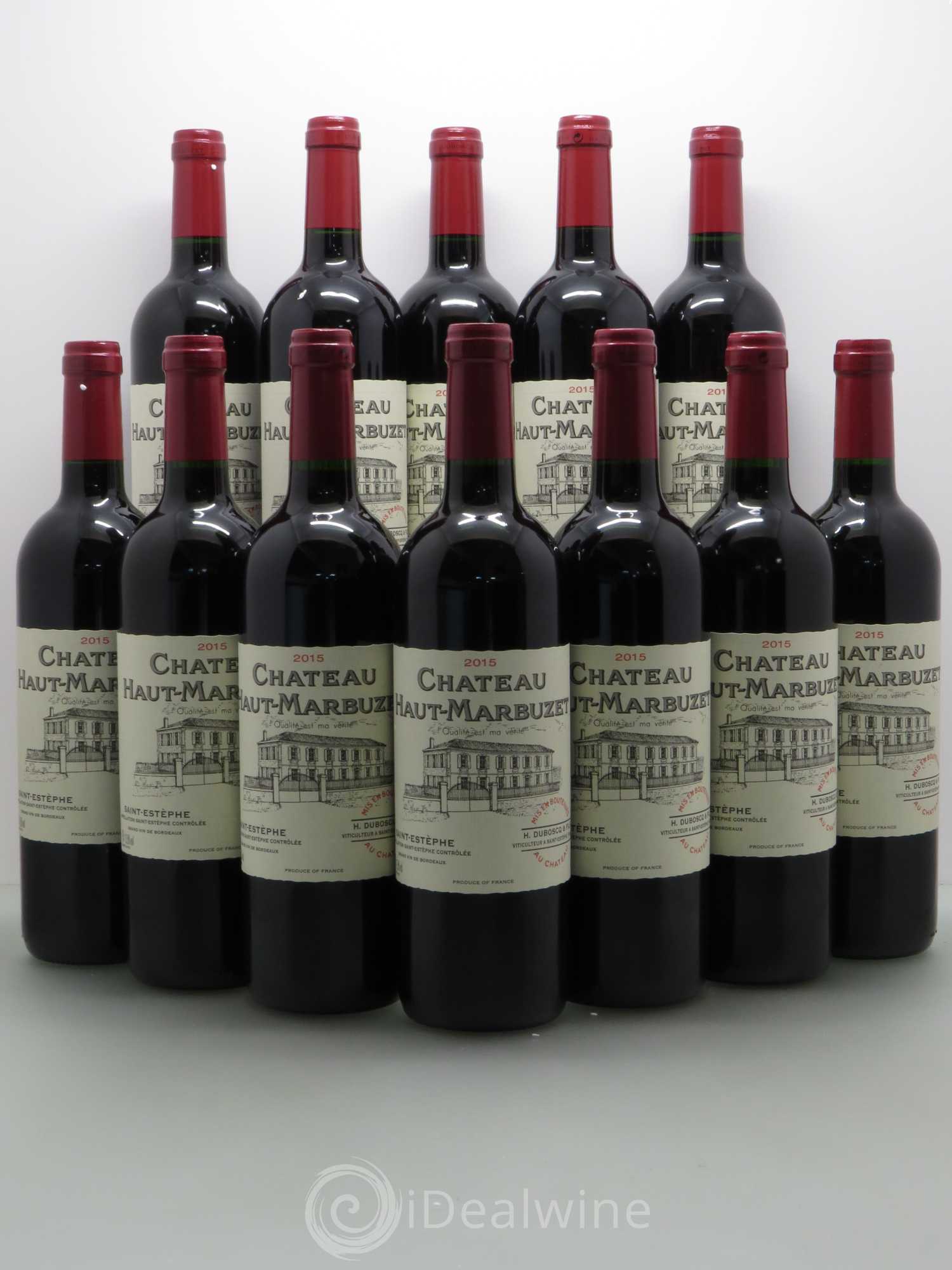Château Haut Marbuzet 2015 - Lot de 12 bouteilles - 0
