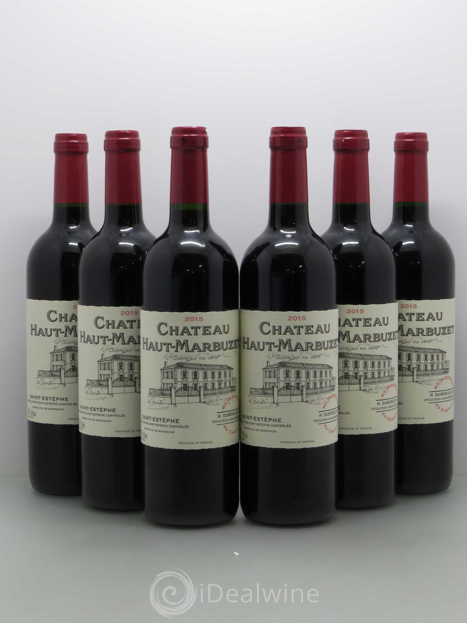 Château Haut Marbuzet 2015 - Lot de 6 bouteilles - 0