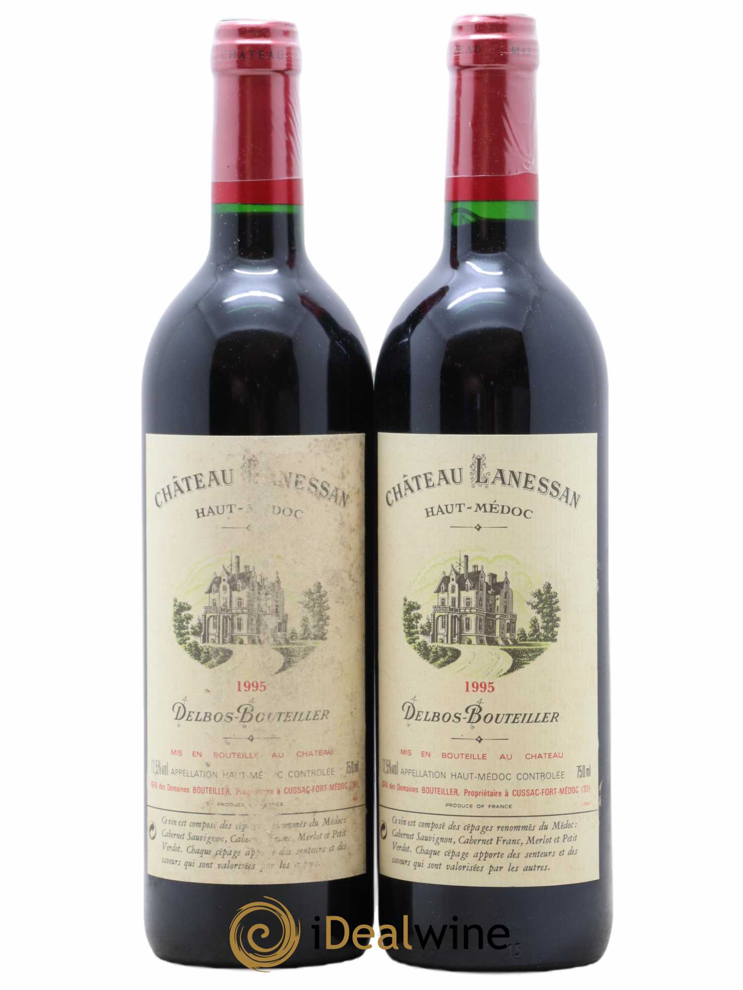 Château Lanessan Cru Bourgeois 1995 - Lot of 2 bottles - 0