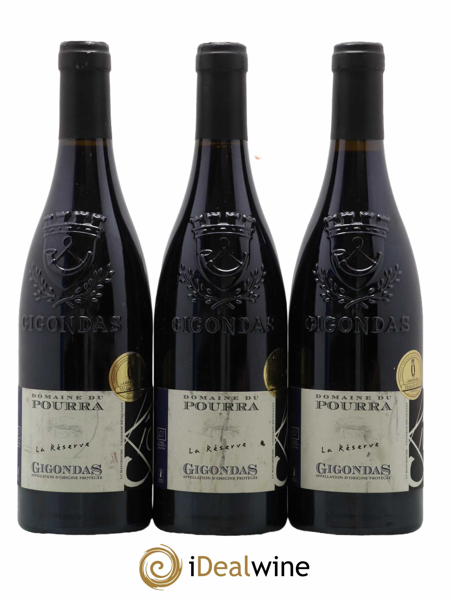 Gigondas La Réserve Domaine Du Pourra 2014 - Lot de 3 bouteilles - 0