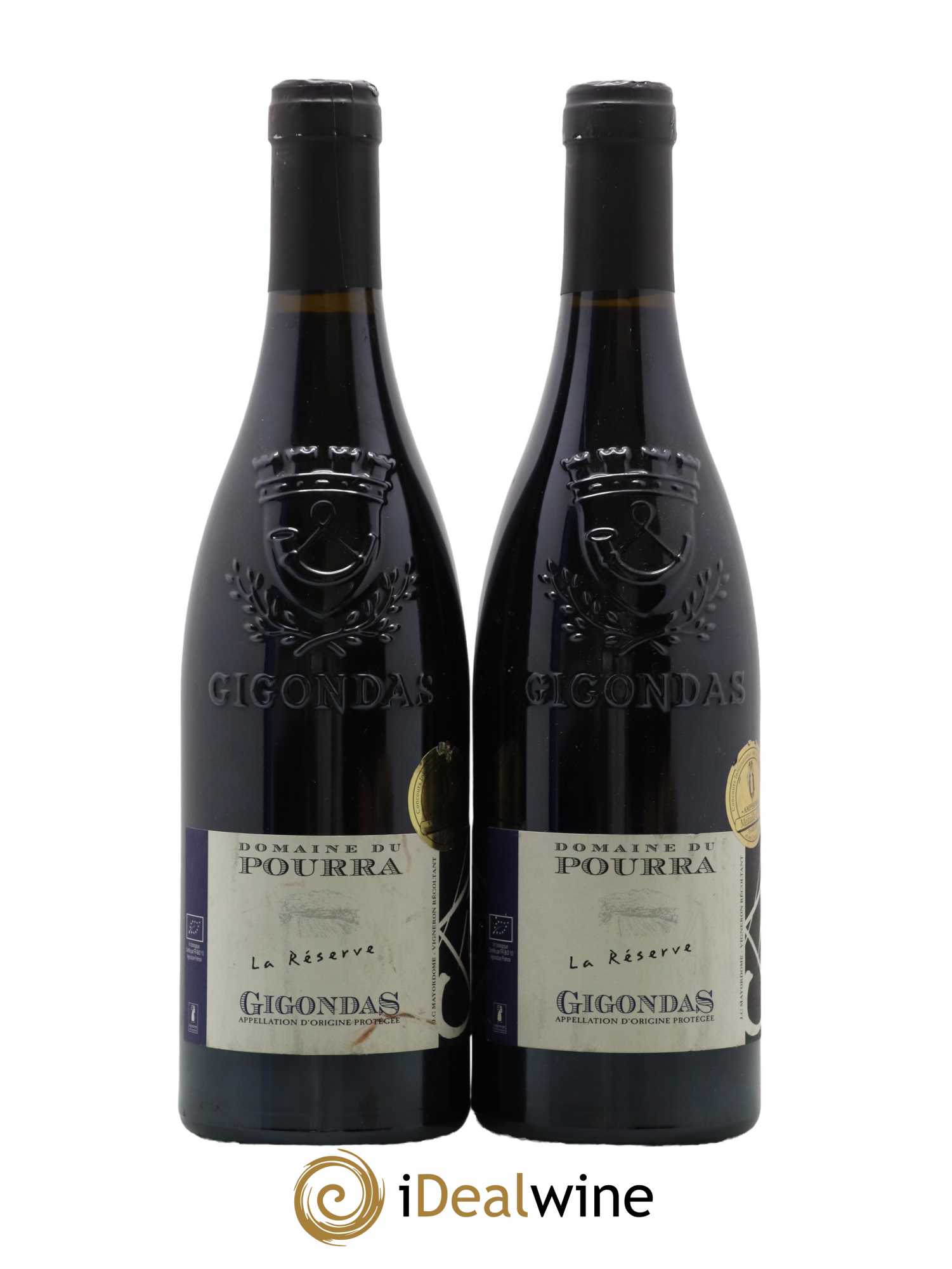 Gigondas La Réserve Domaine Du Pourra 2014 - Lot de 2 bouteilles - 0