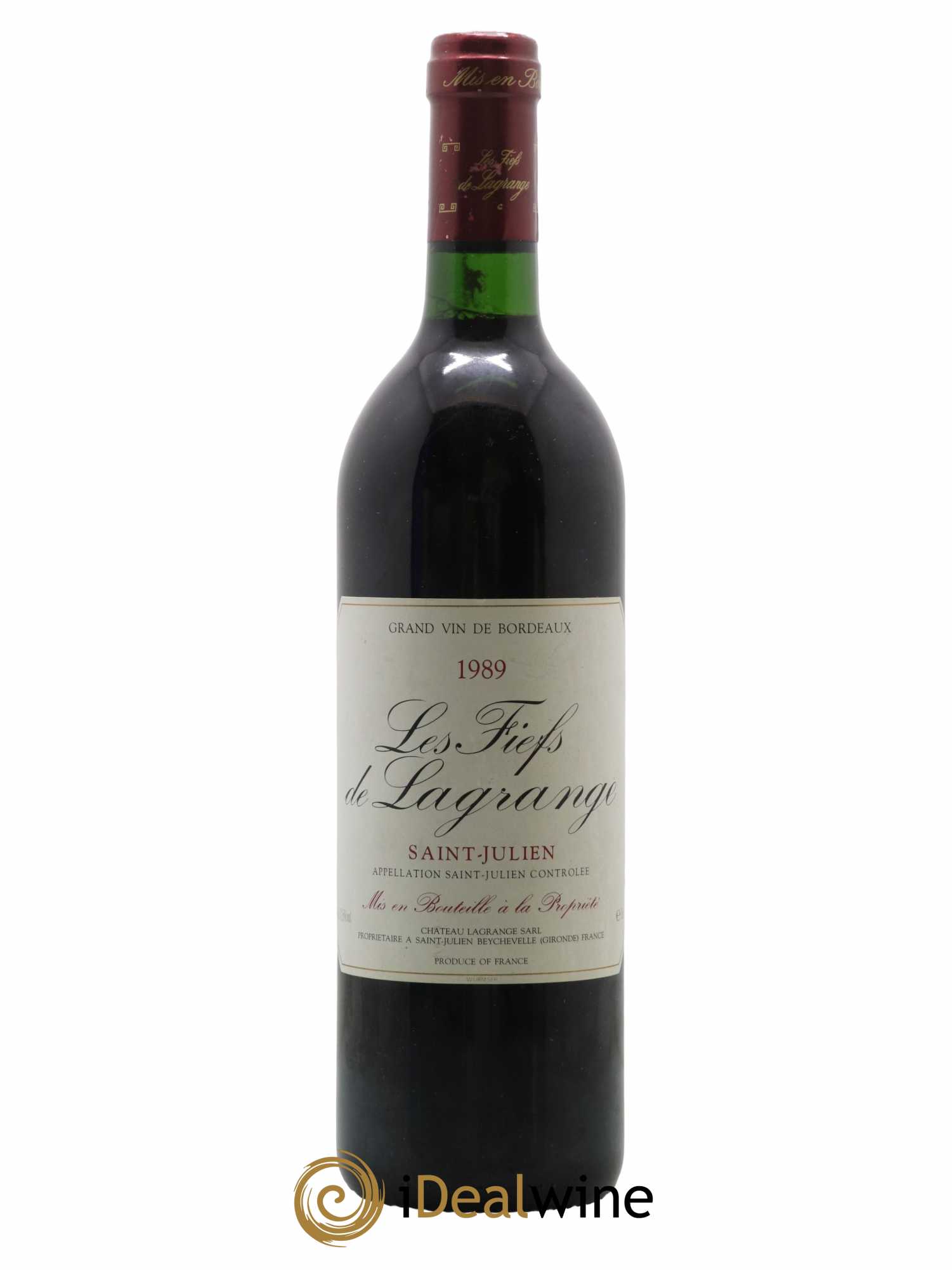 Les Fiefs de Lagrange Second Vin 1989 - Lot de 1 bouteille - 0