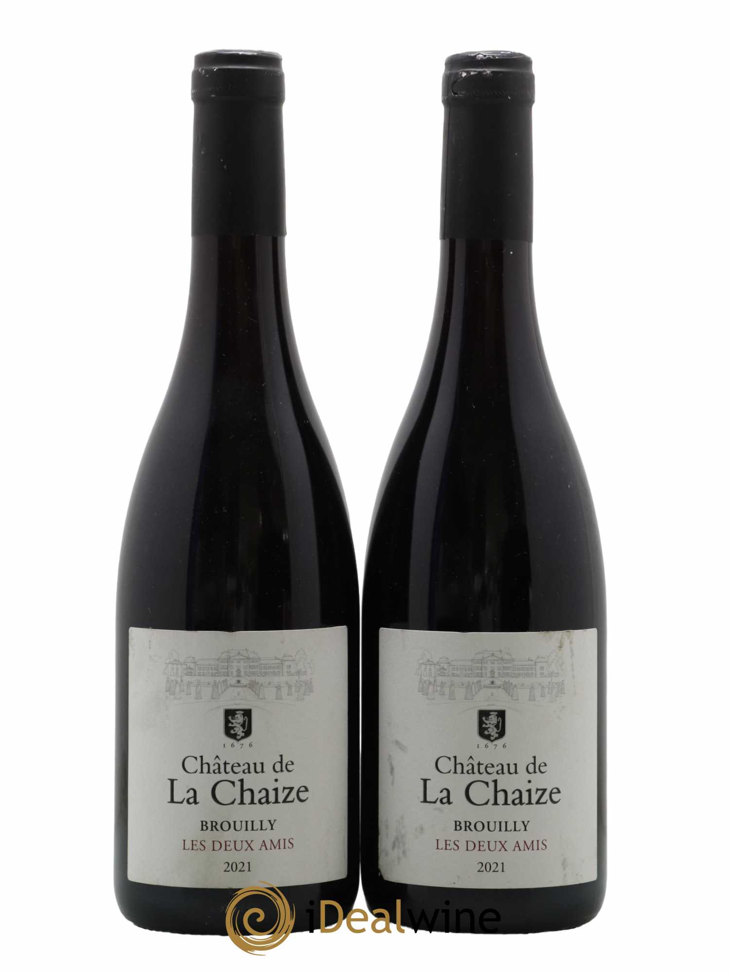 Brouilly Les deux Amis Château de la Chaize 2021 - Lot de 2 bouteilles - 0