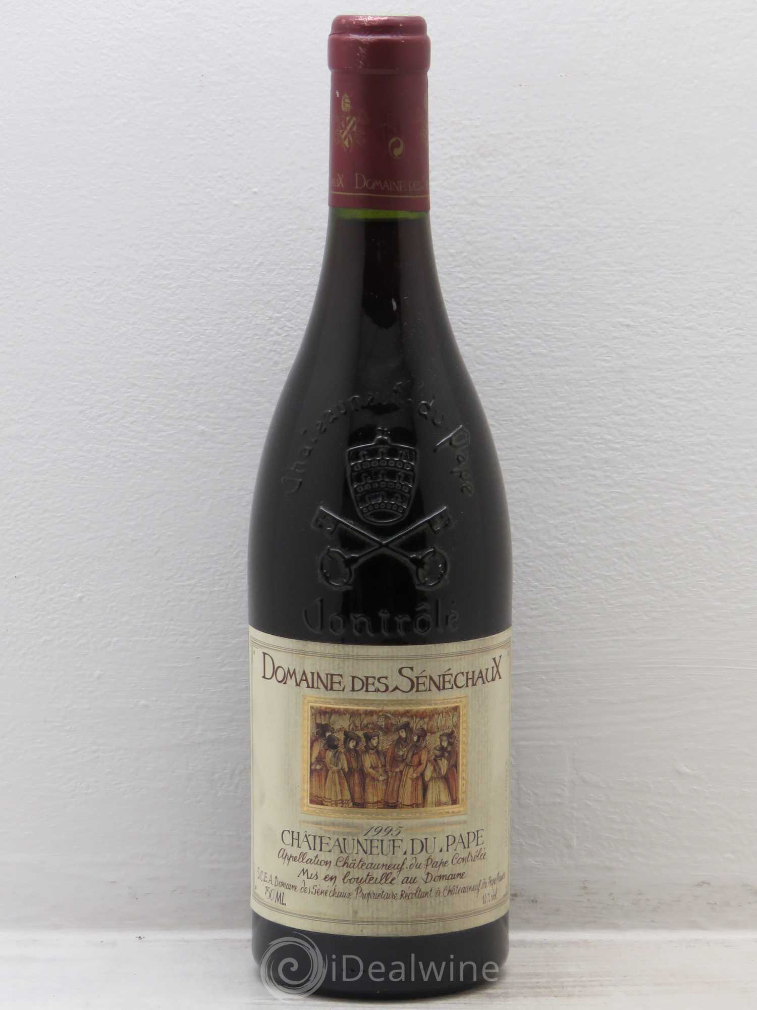 Châteauneuf-du-Pape Sénéchaux (Domaine des) Famille J-M. Cazès 1995 - Lot de 1 bouteille - 0