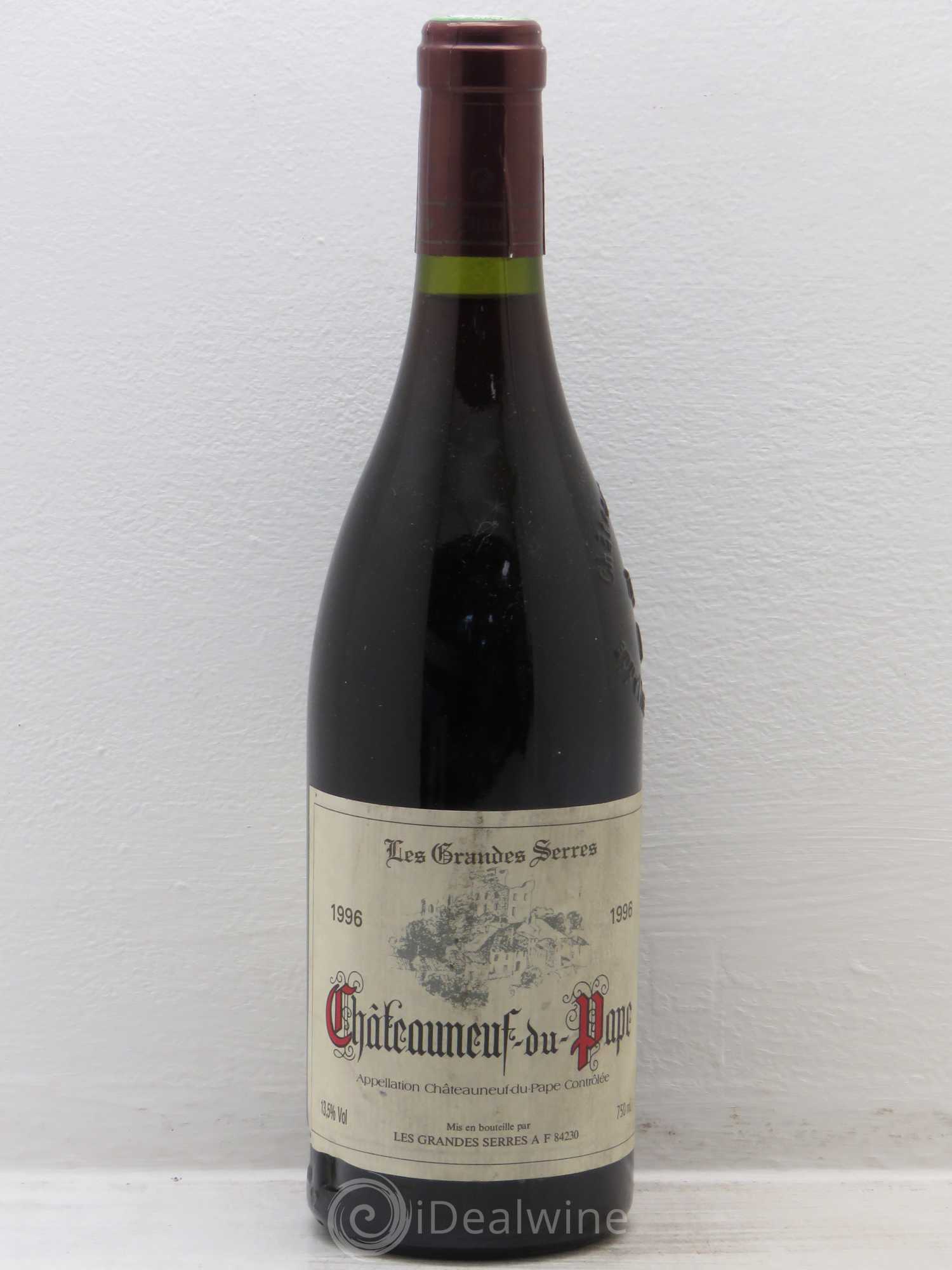 Châteauneuf-du-Pape Grandes Serres 1996 - Posten von 1 Flasche - 0