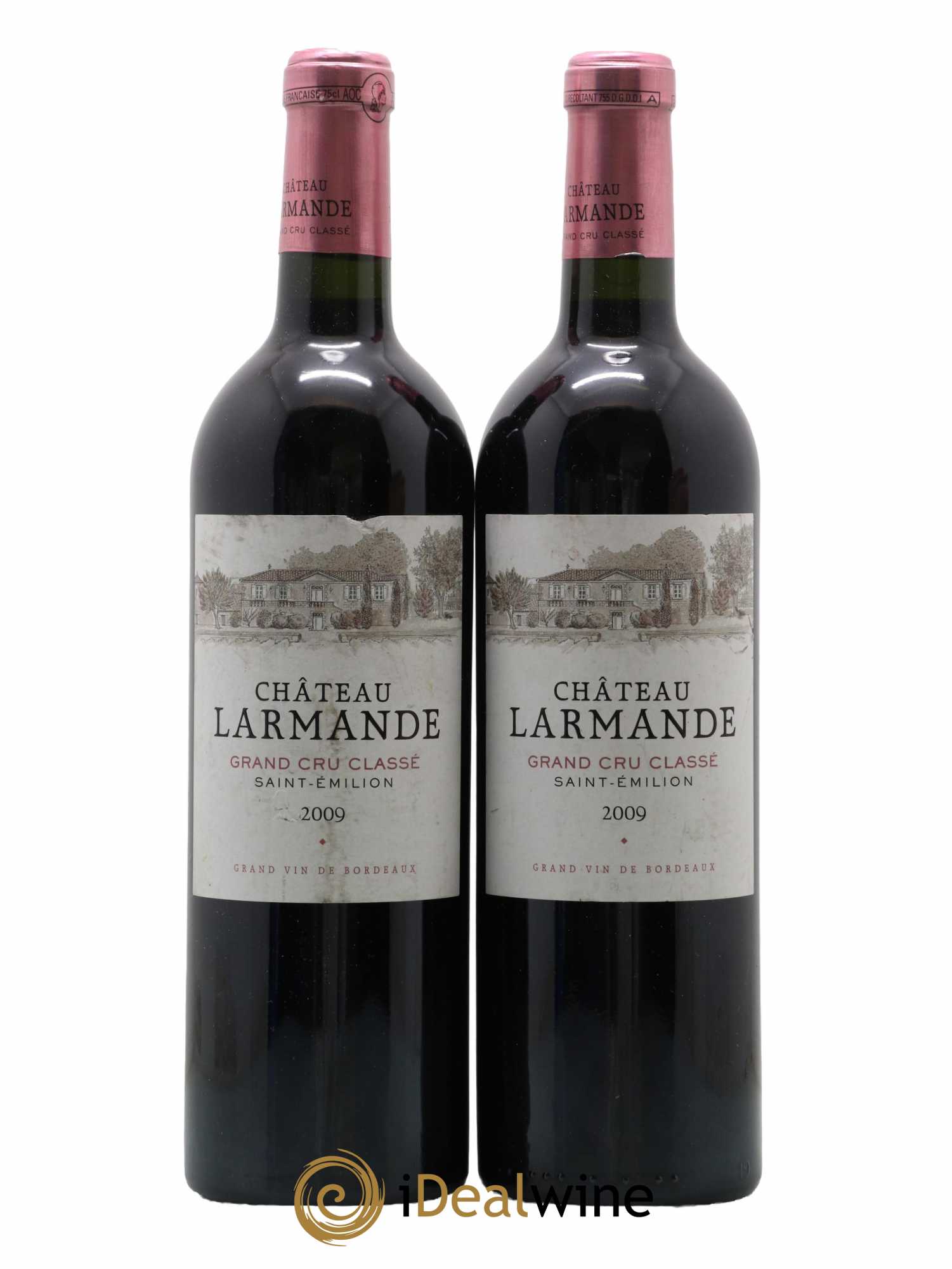Château Larmande Grand Cru Classé 2009 - Lot de 2 bouteilles - 0