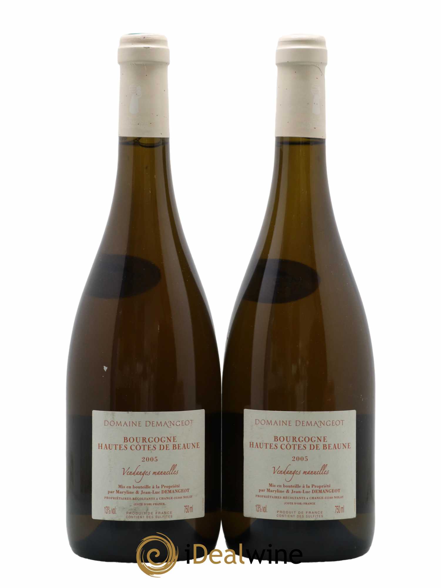 Bourgogne Hautes Cotes De Beaune Cuvée Delphine Sainte Eve Domaine Demangeot 2005 - Lot de 2 bouteilles - 1