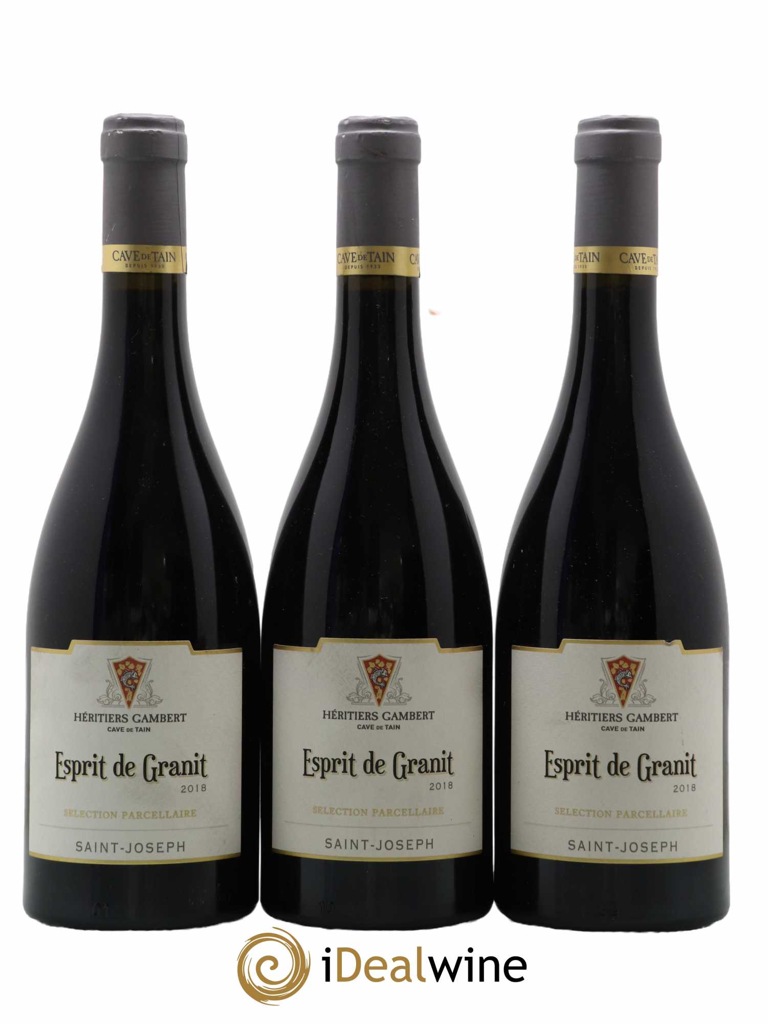 Saint-Joseph Esprit de Granit Heritiers Gambert Cave De Tain 2018 - Lot of 3 bottles - 0