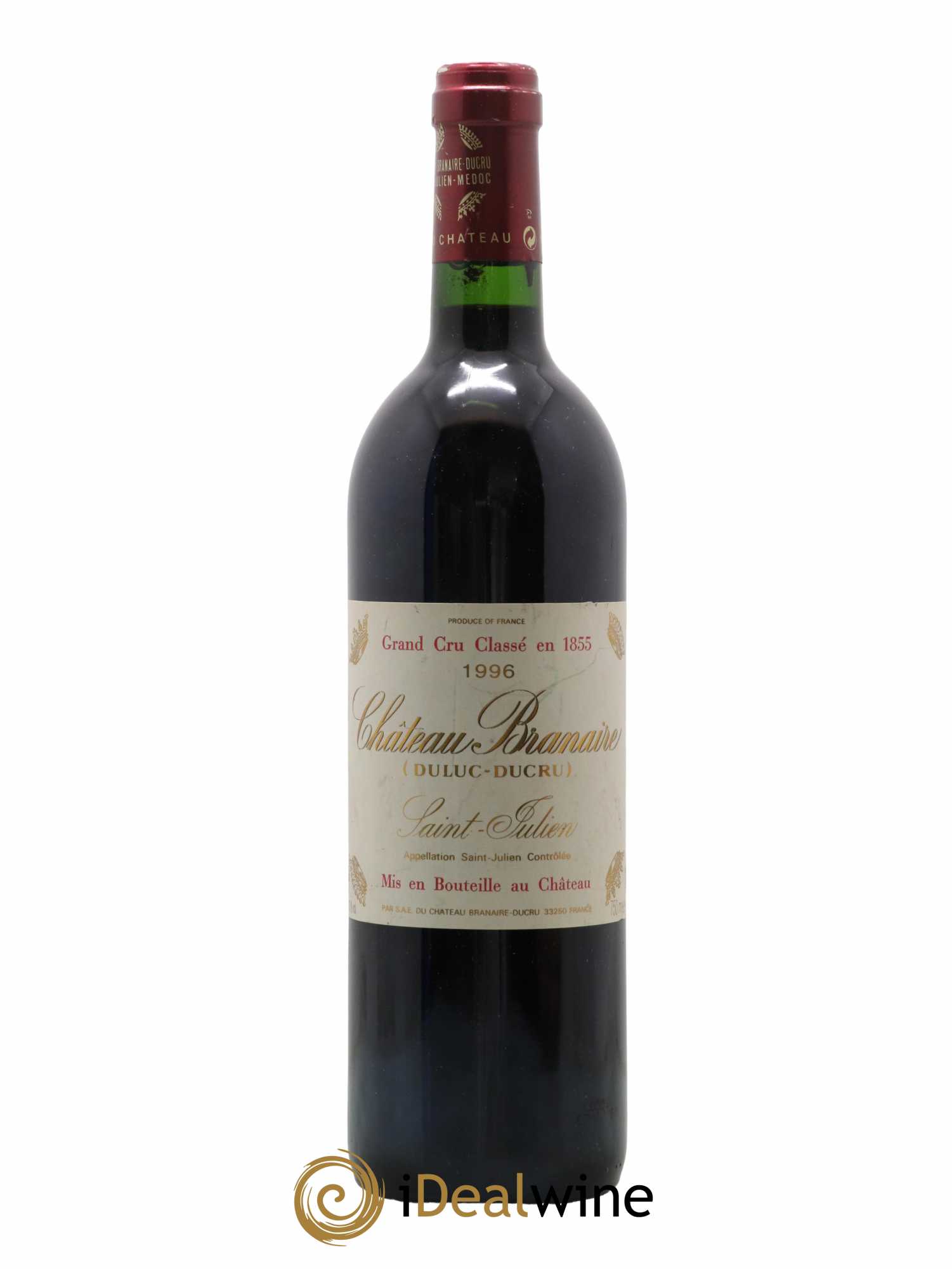Château Branaire Ducru 4ème Grand Cru Classé 1996 - Lot de 1 bouteille - 0