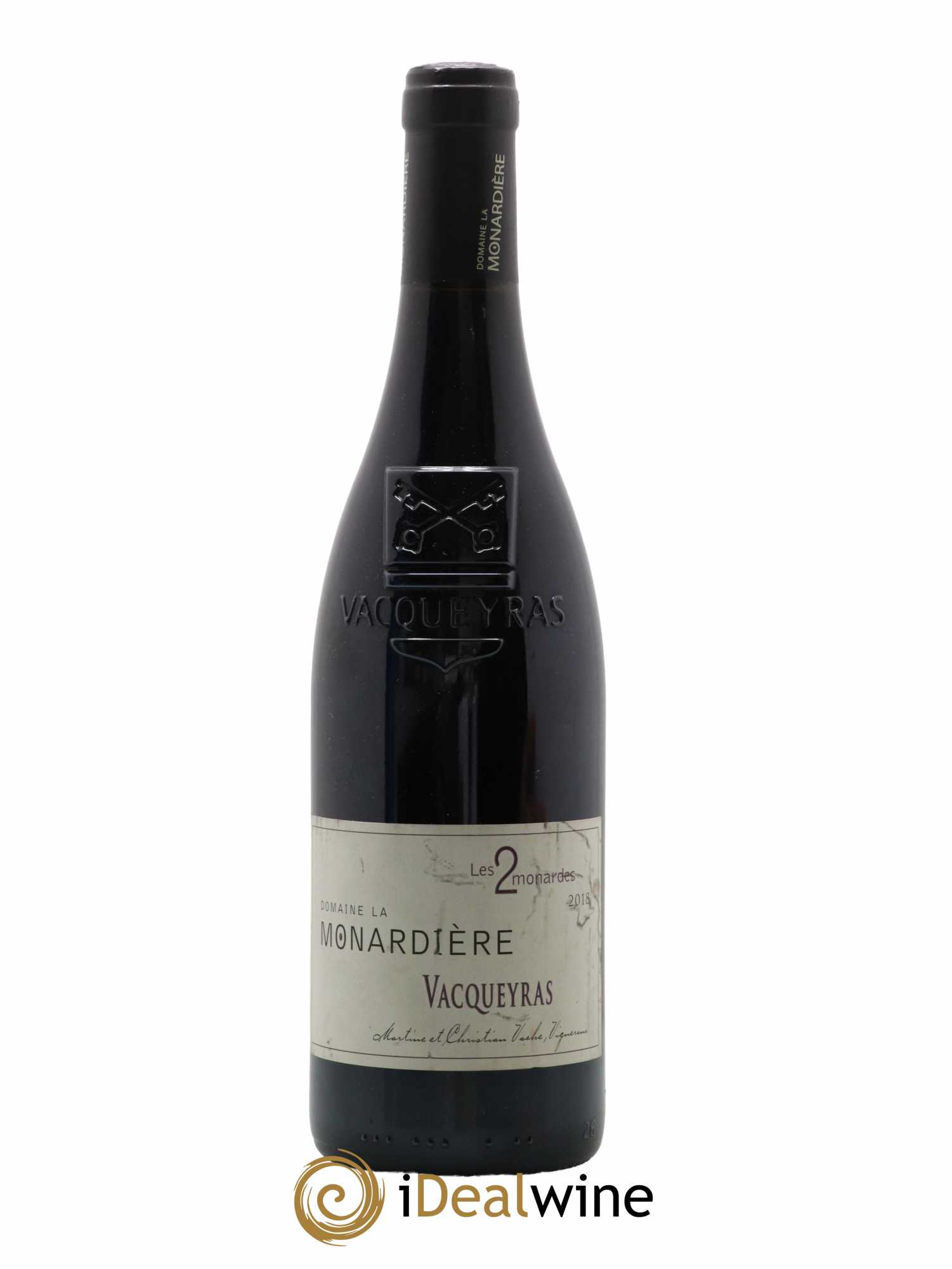 Vacqueyras Les Deux Monardes Domaine De La Monardiere 2018 - Lot de 1 bouteille - 0